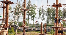 Parcours de l'aventure Bleu à Center Parcs Park Allgäu