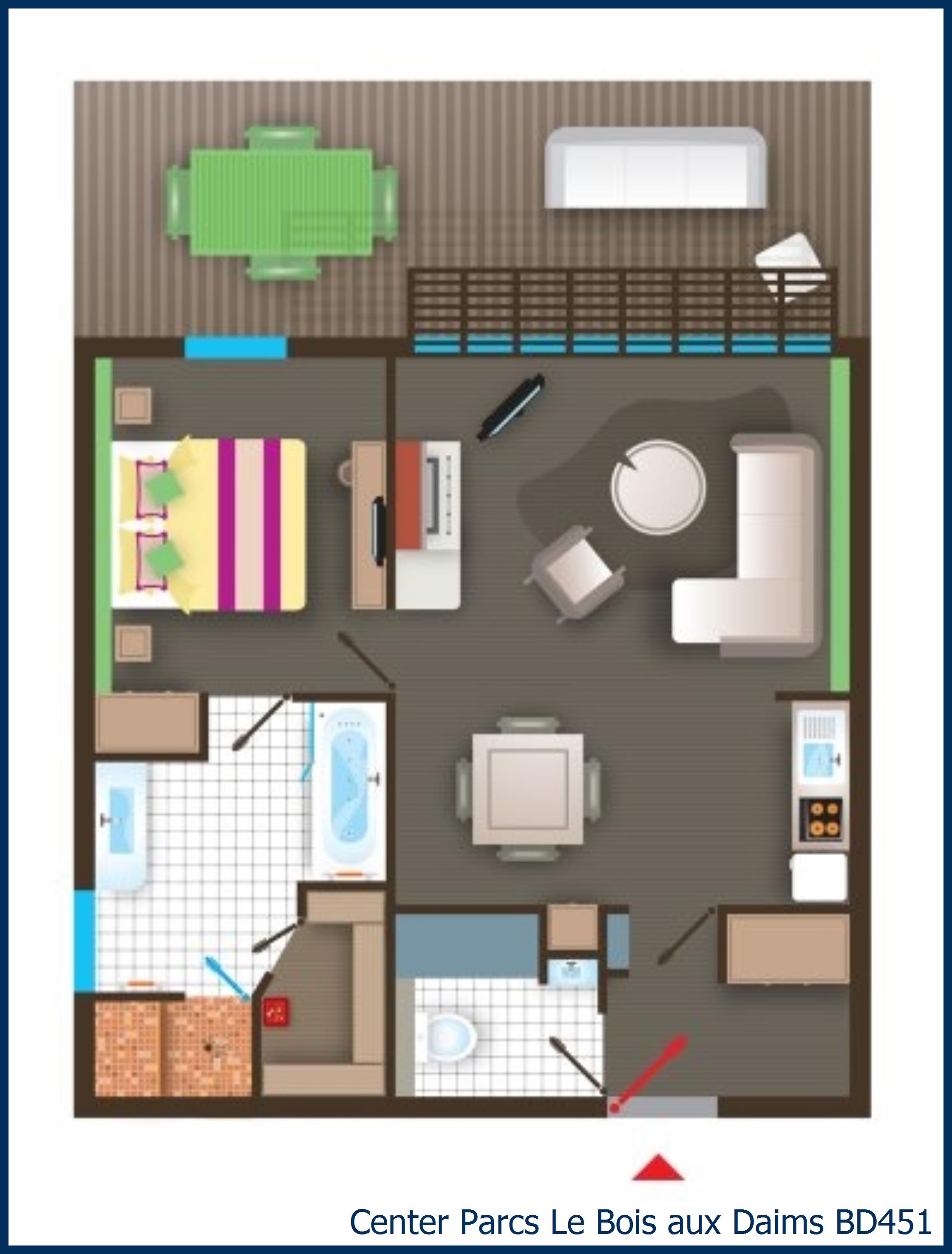 Plan Cottage Vip 12 Personnes Bois Aux Daims