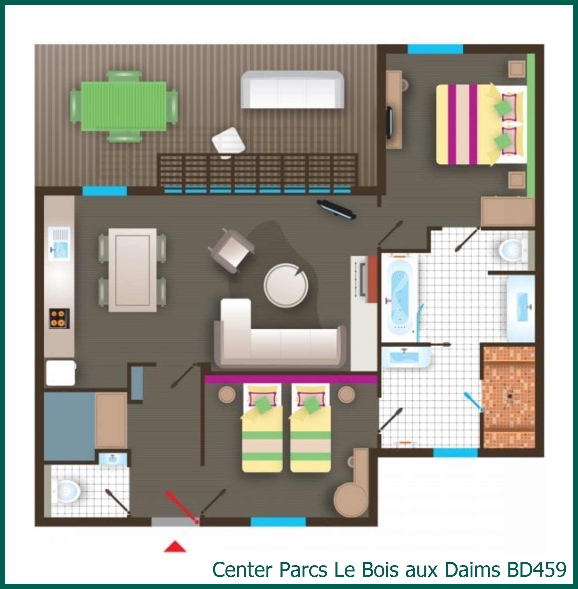 Cottage VIP BD459 à Le Bois aux Daims