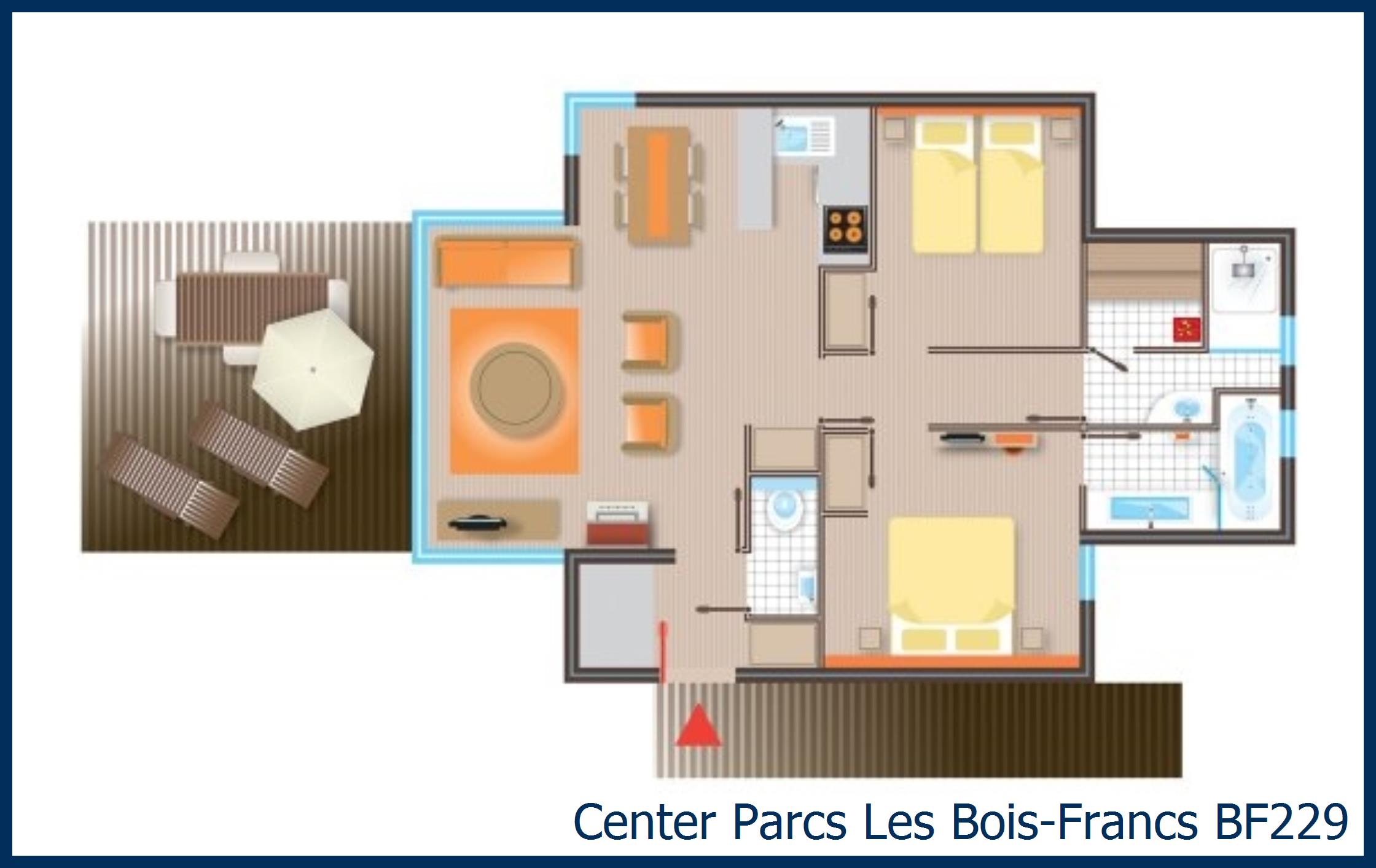Plan Cottage Vip 12 Personnes Bois Aux Daims