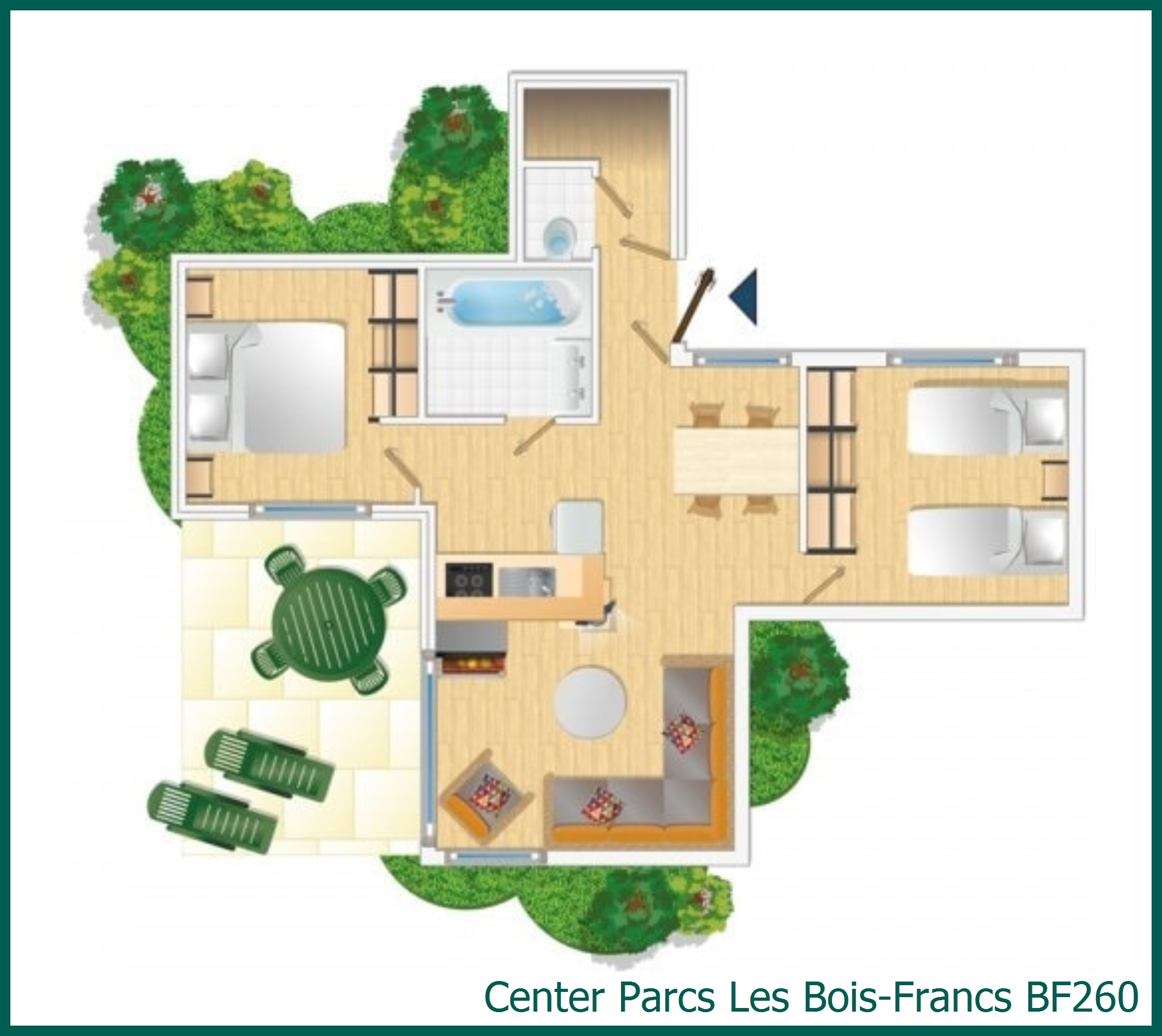 Cottage Comfort BF260 à Les Bois-Francs