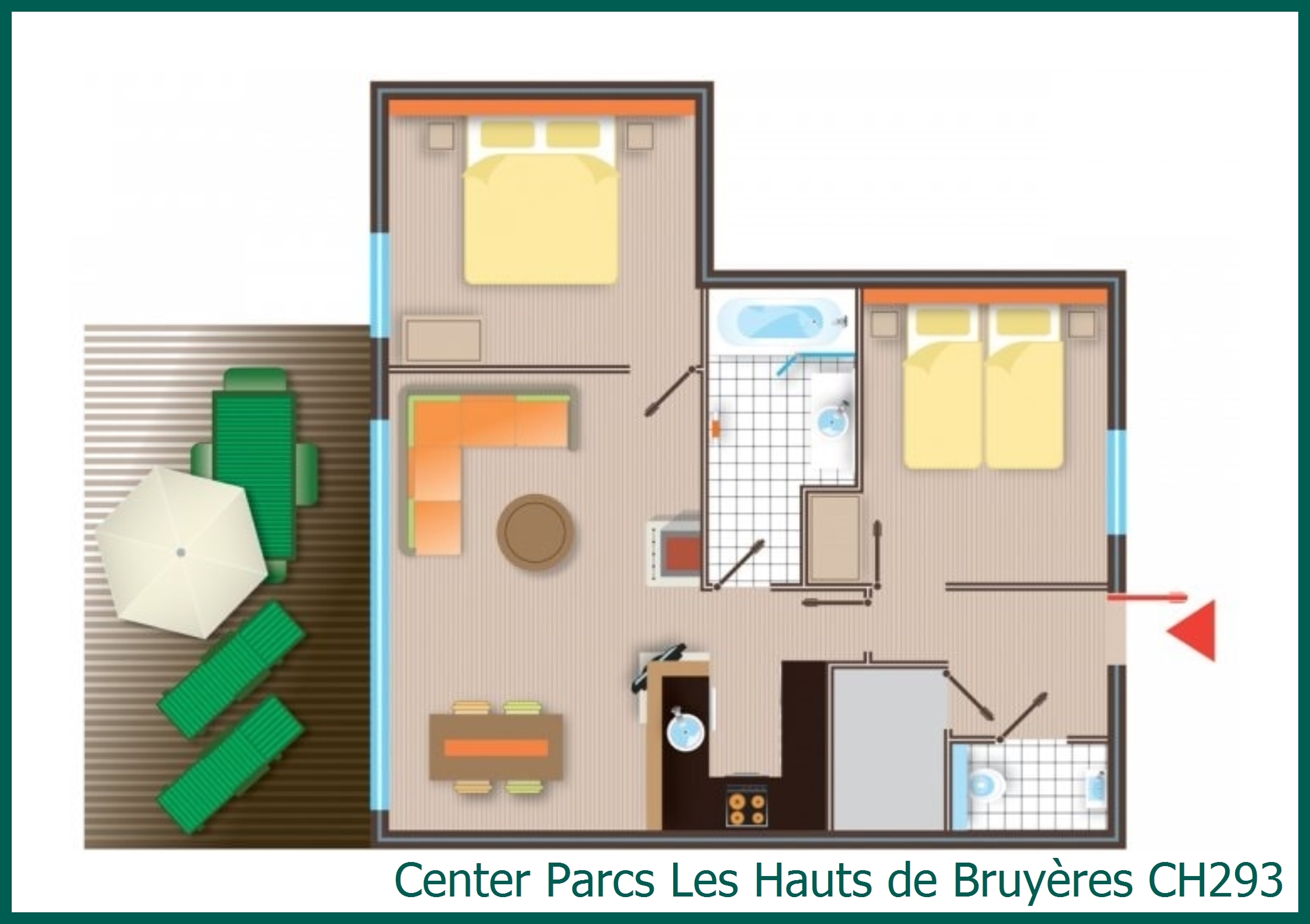 Cottage CH293 à Les Hauts de Bruyères