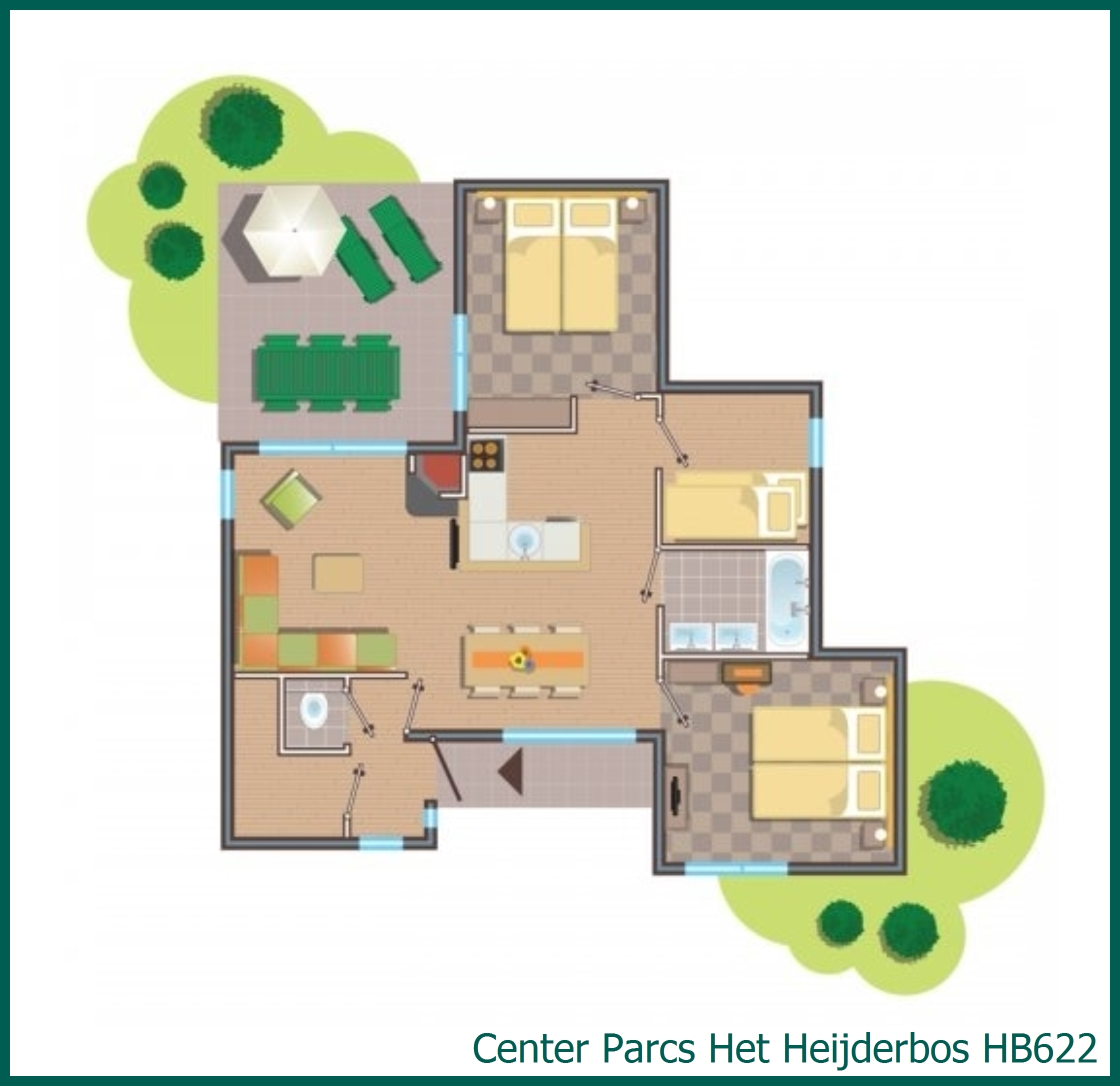 Cottage HB622 à Het Heijderbos