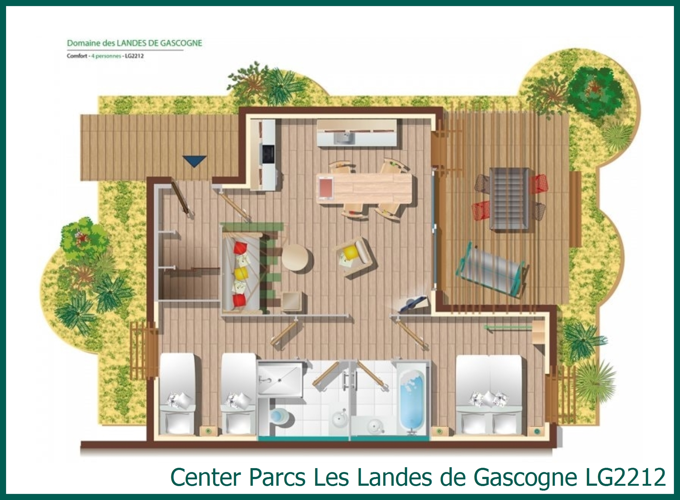 Cottage Comfort LG2212 à Les Landes de Gascogne