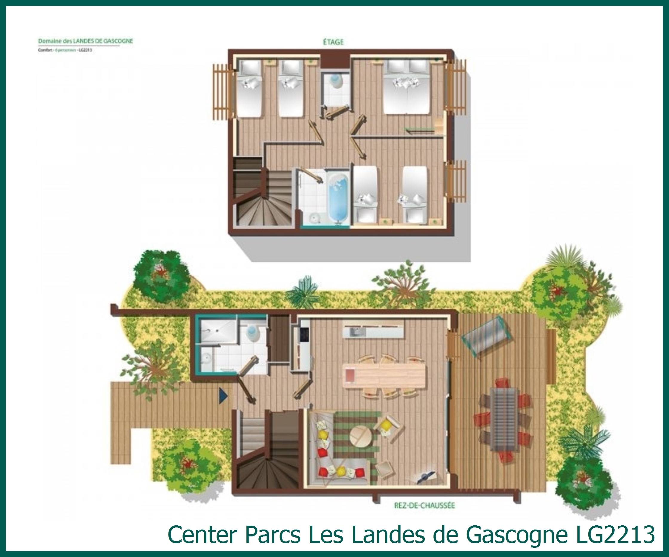 Cottage Comfort LG2213 à Les Landes de Gascogne