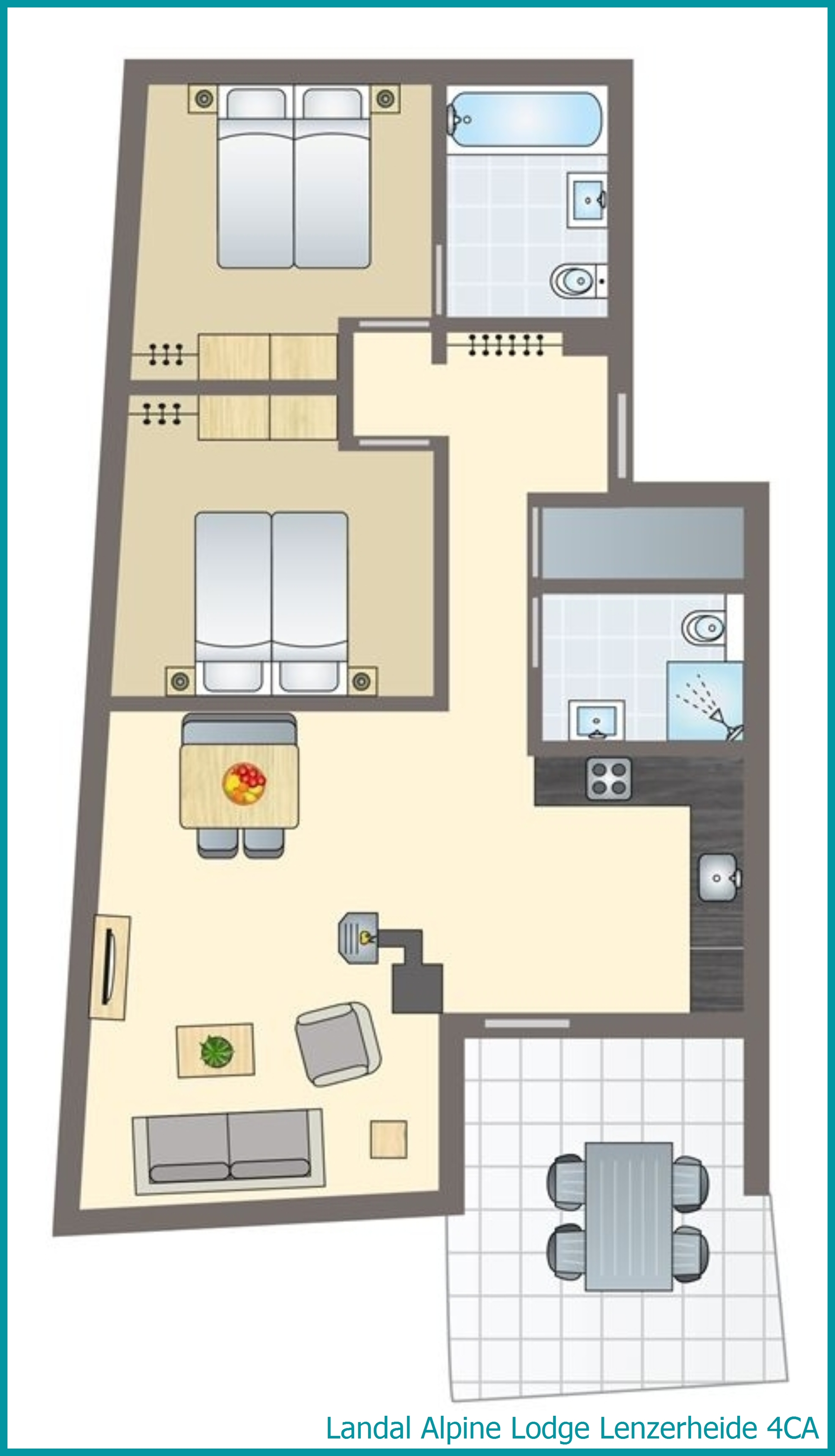 appartement 4 personnes 4CA à Alpine Lodge Lenzerheide