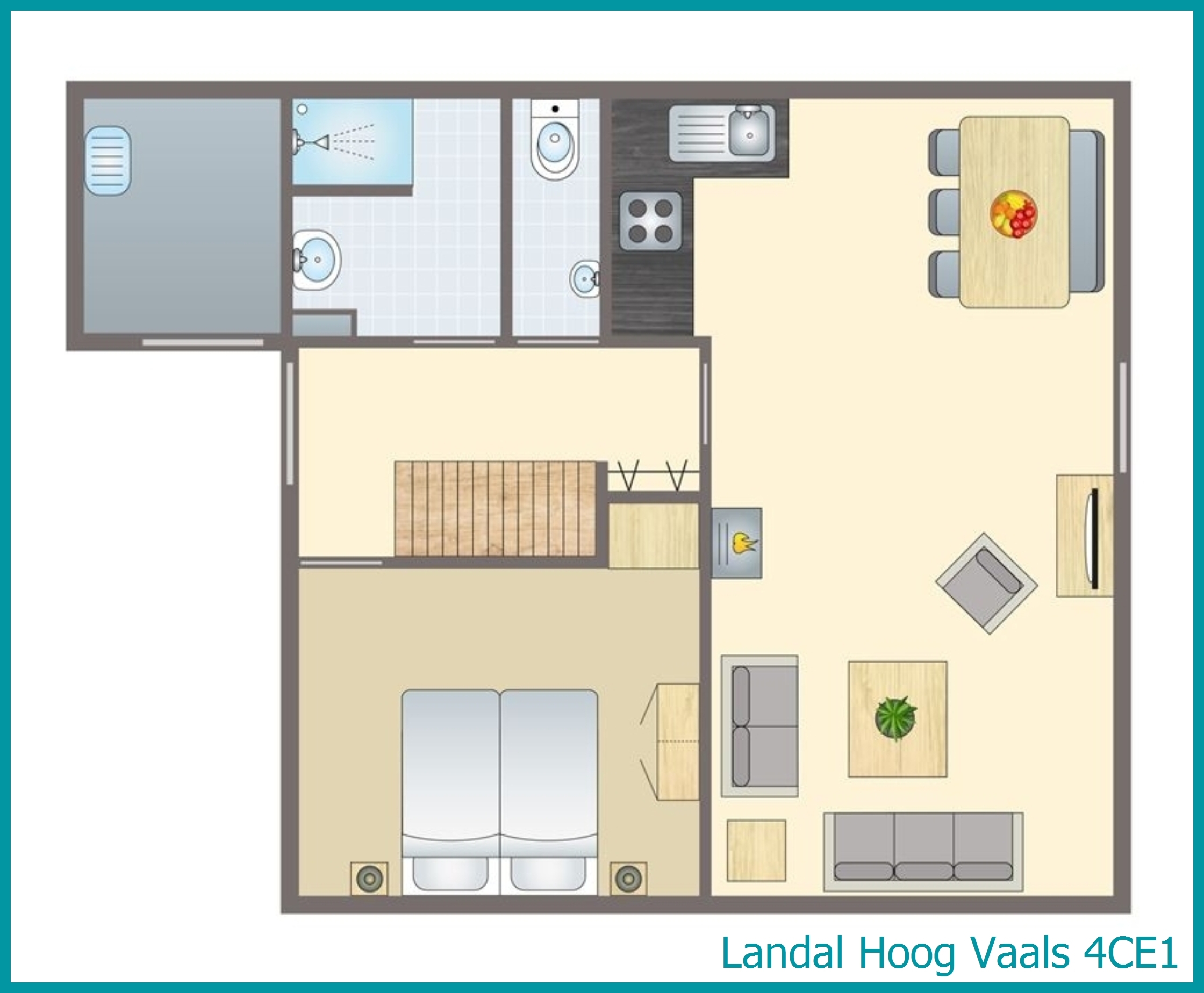 bungalow 4 personnes 4CE1 à Hoog Vaals
