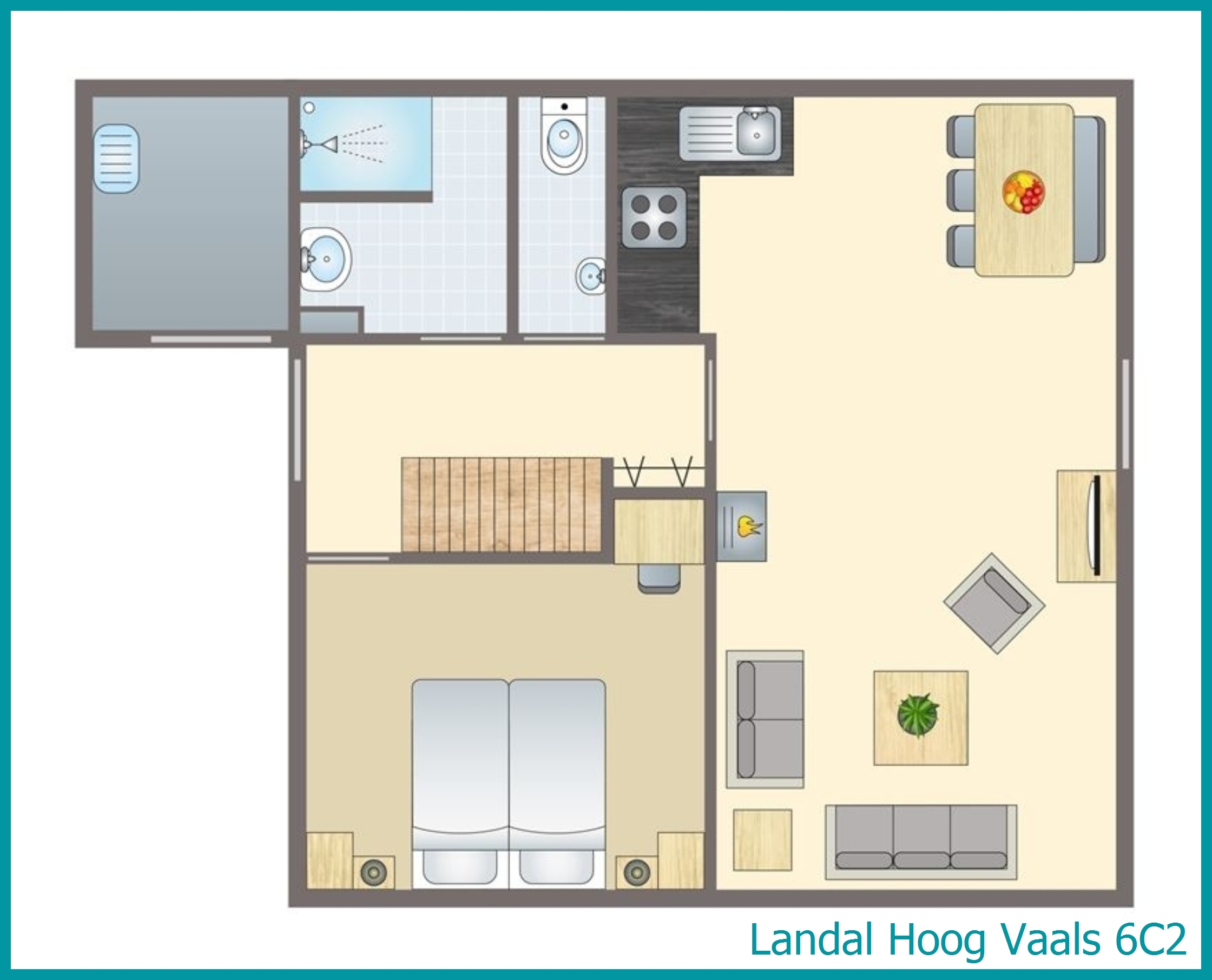 bungalow 6 personnes 6C2 à Hoog Vaals