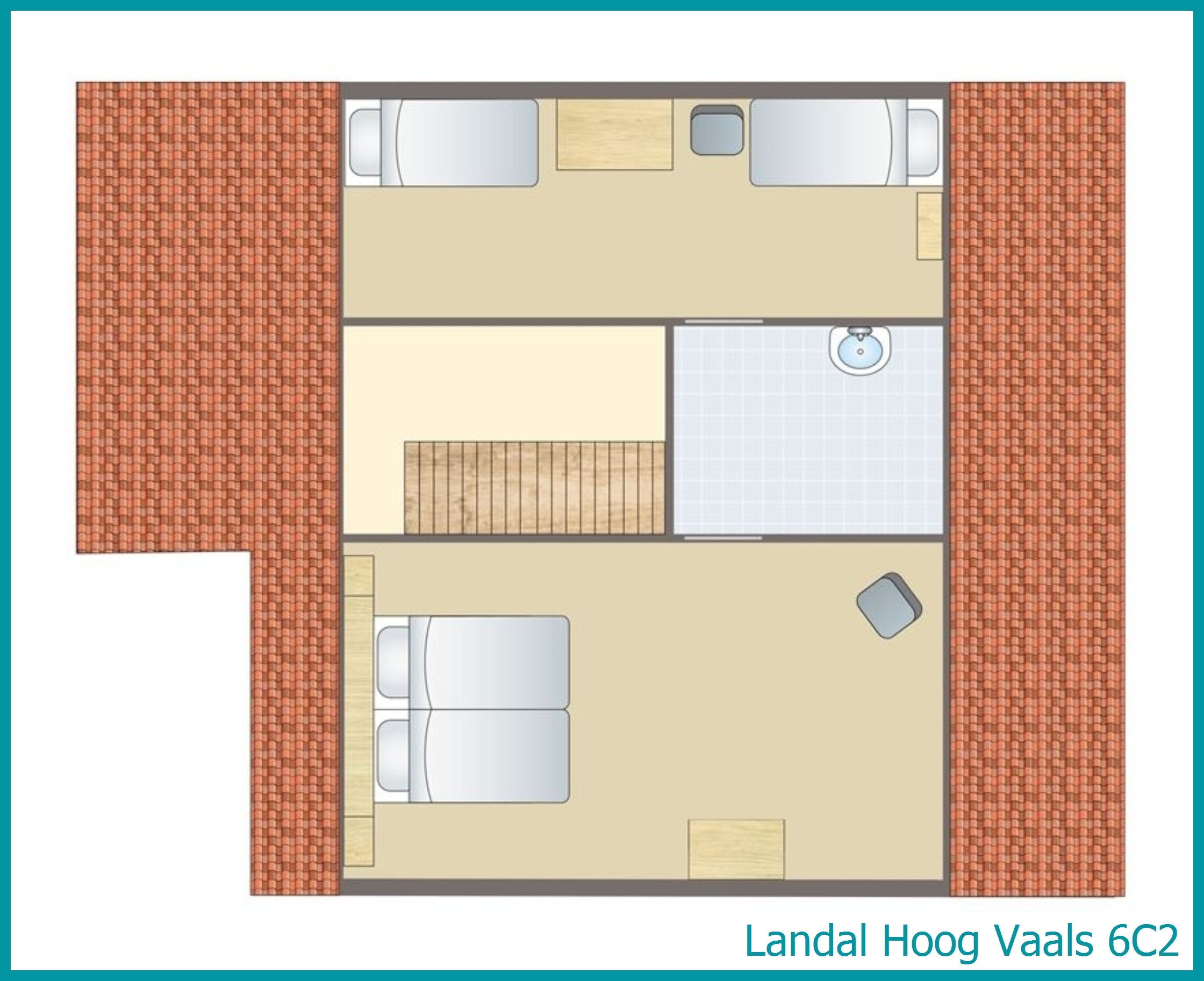 bungalow 6 personnes 6C2 à Hoog Vaals