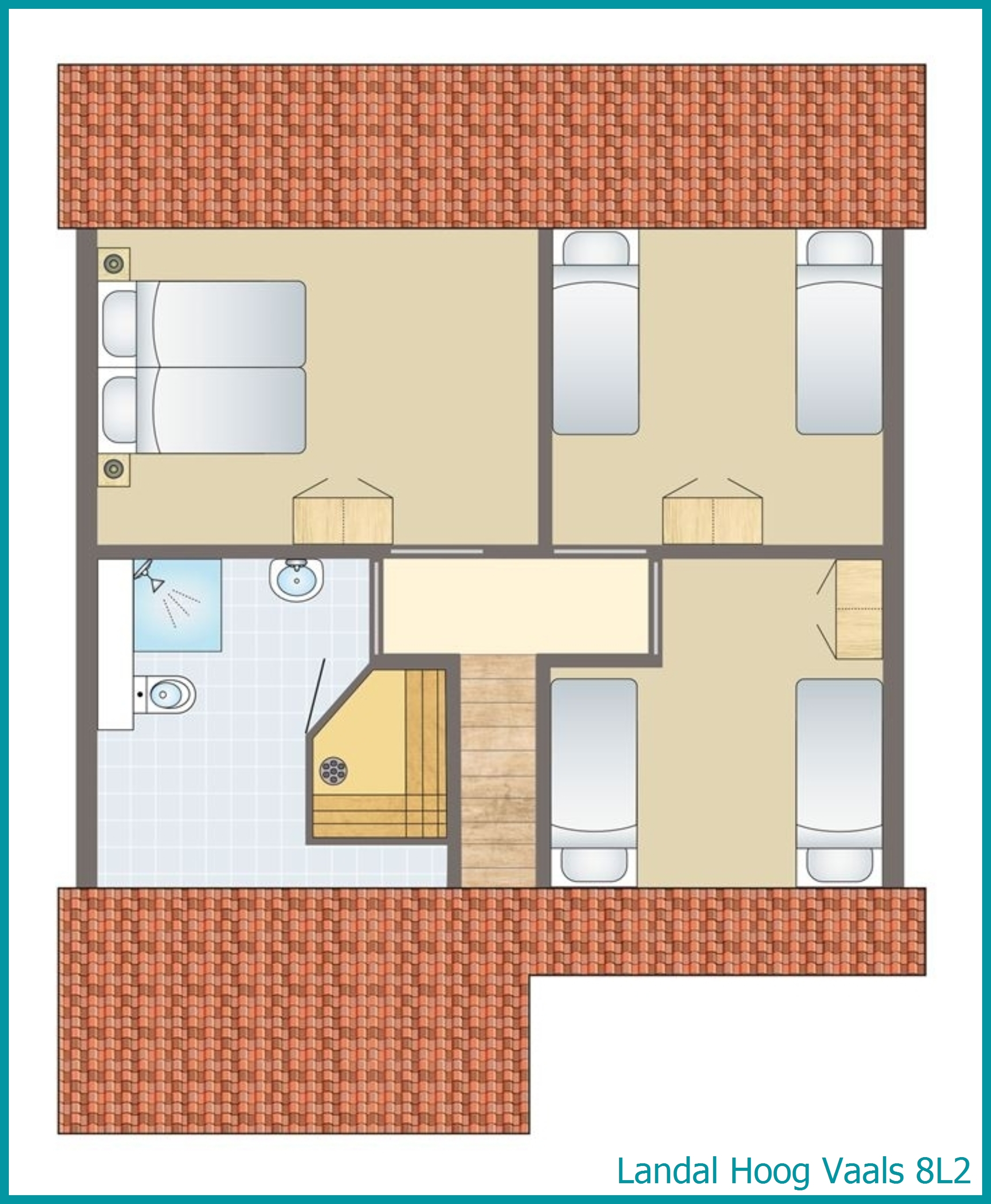 bungalow 8 personnes 8L2 à Hoog Vaals