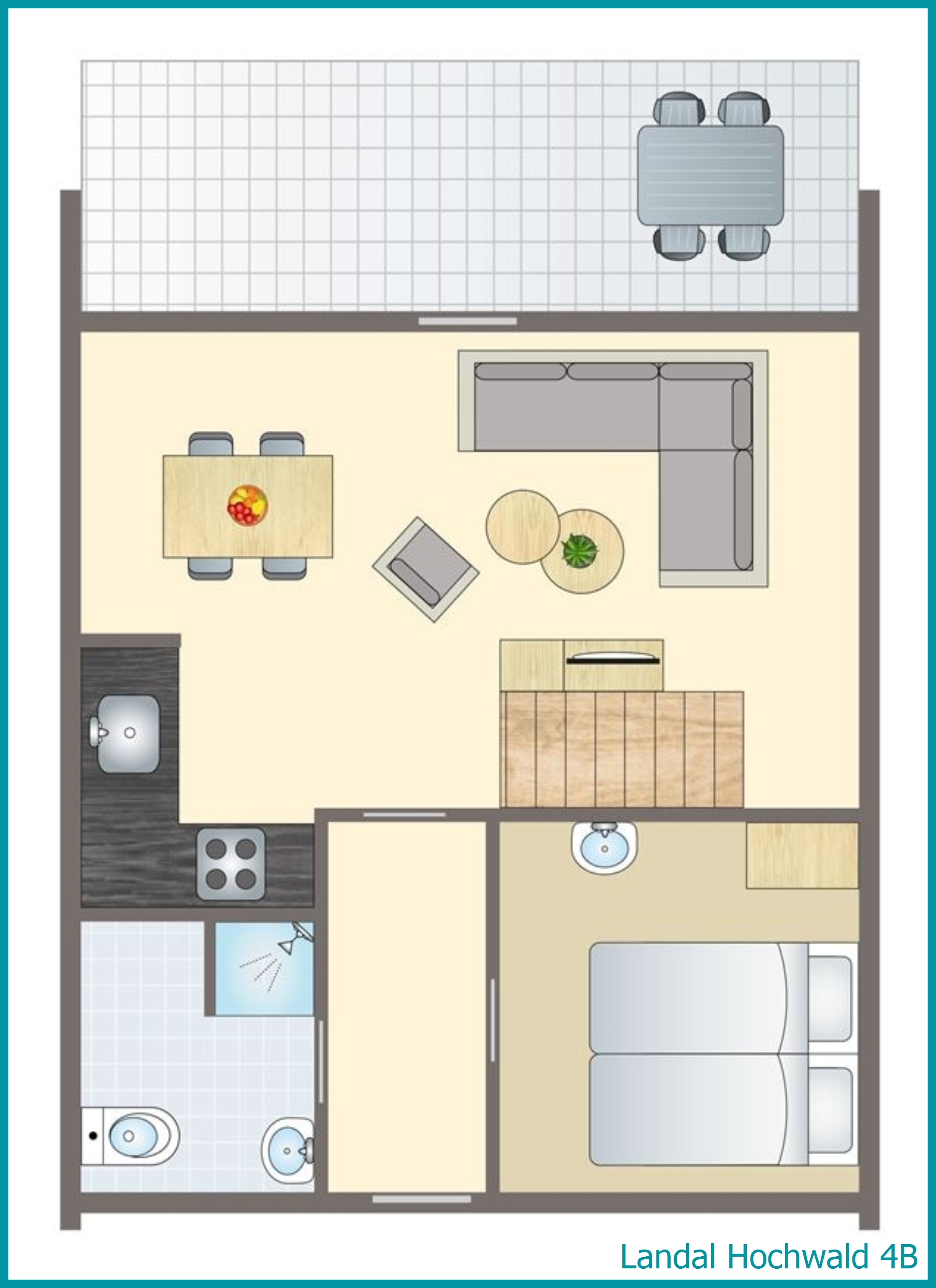 bungalow 4 personnes 4B à Hochwald