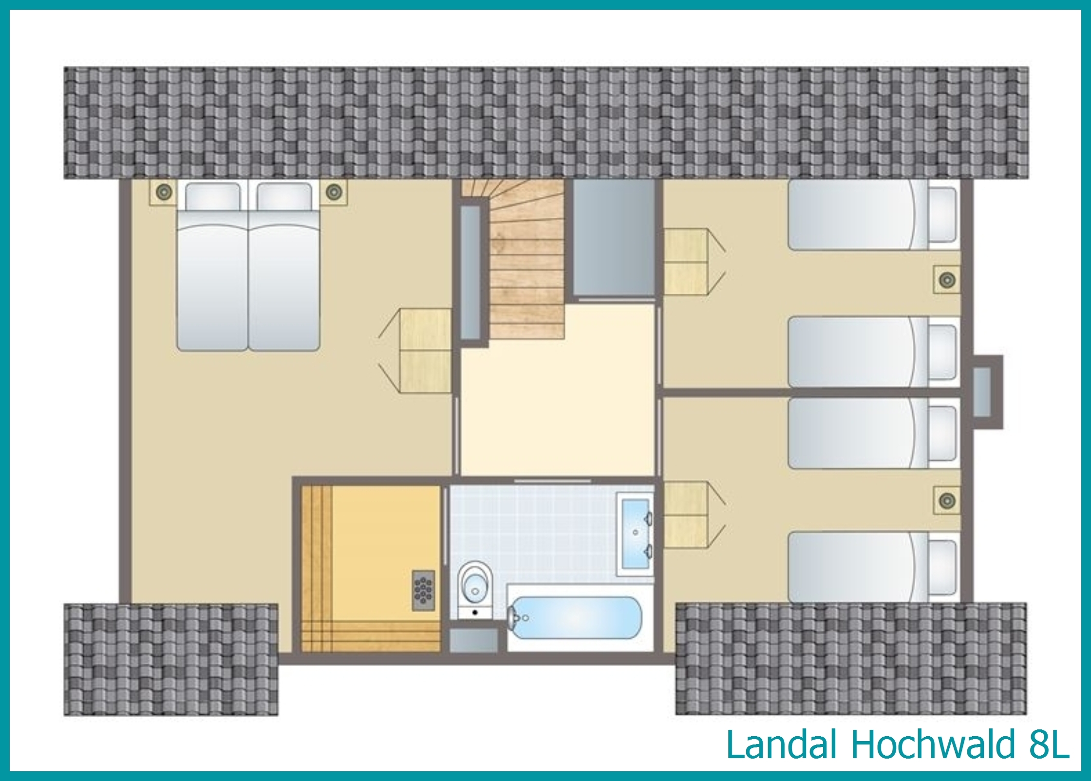 Bungalow 12 personnes 8L à Hochwald