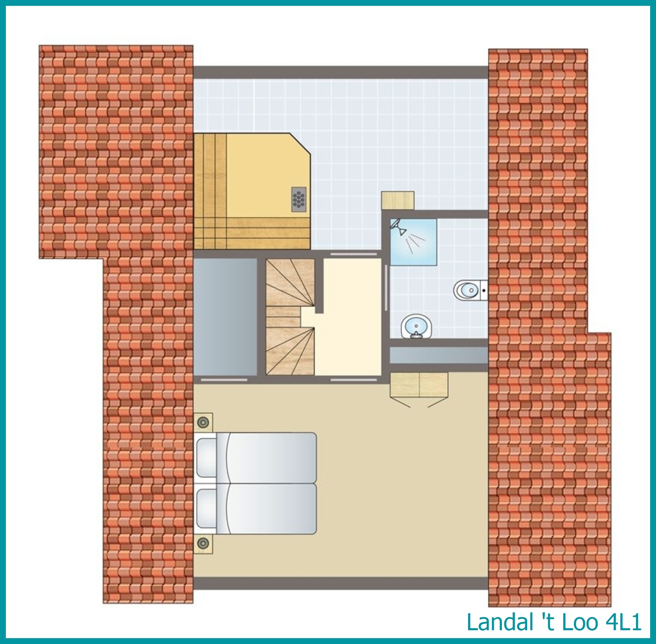 bungalow 4 personnes 4L1 à 't Loo