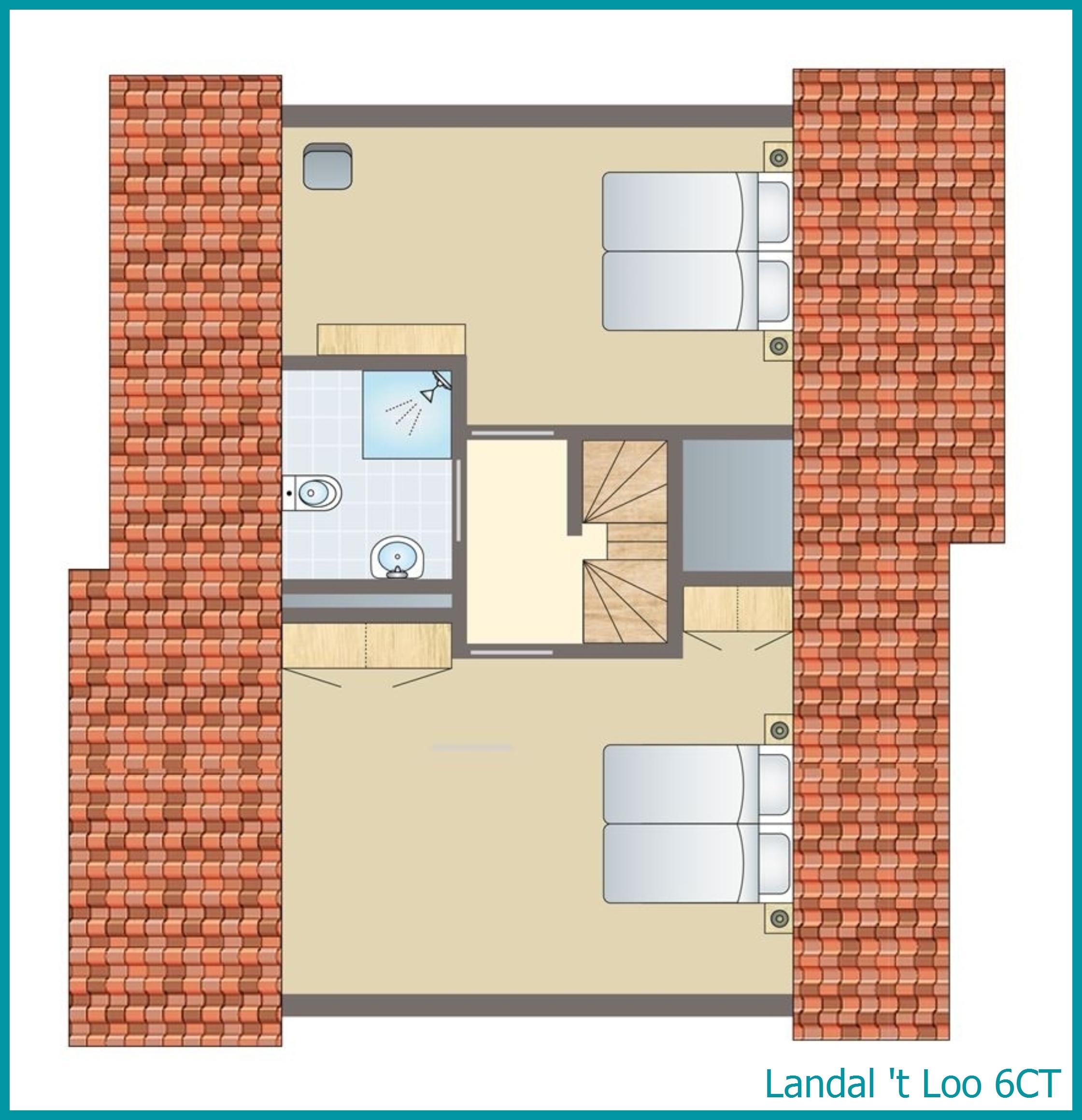 bungalow 6 personnes 6CT à 't Loo