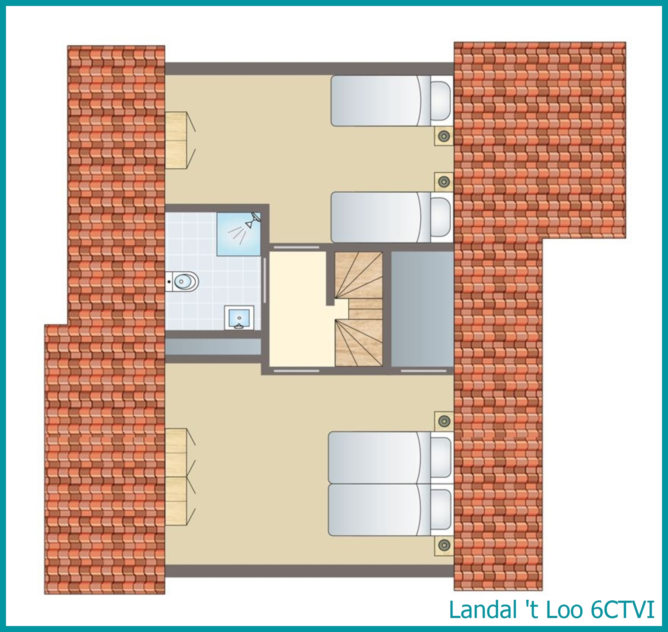 Visionvilla (pour personnes à déficience visuelle) 6 personnes 6CTVI à 't Loo