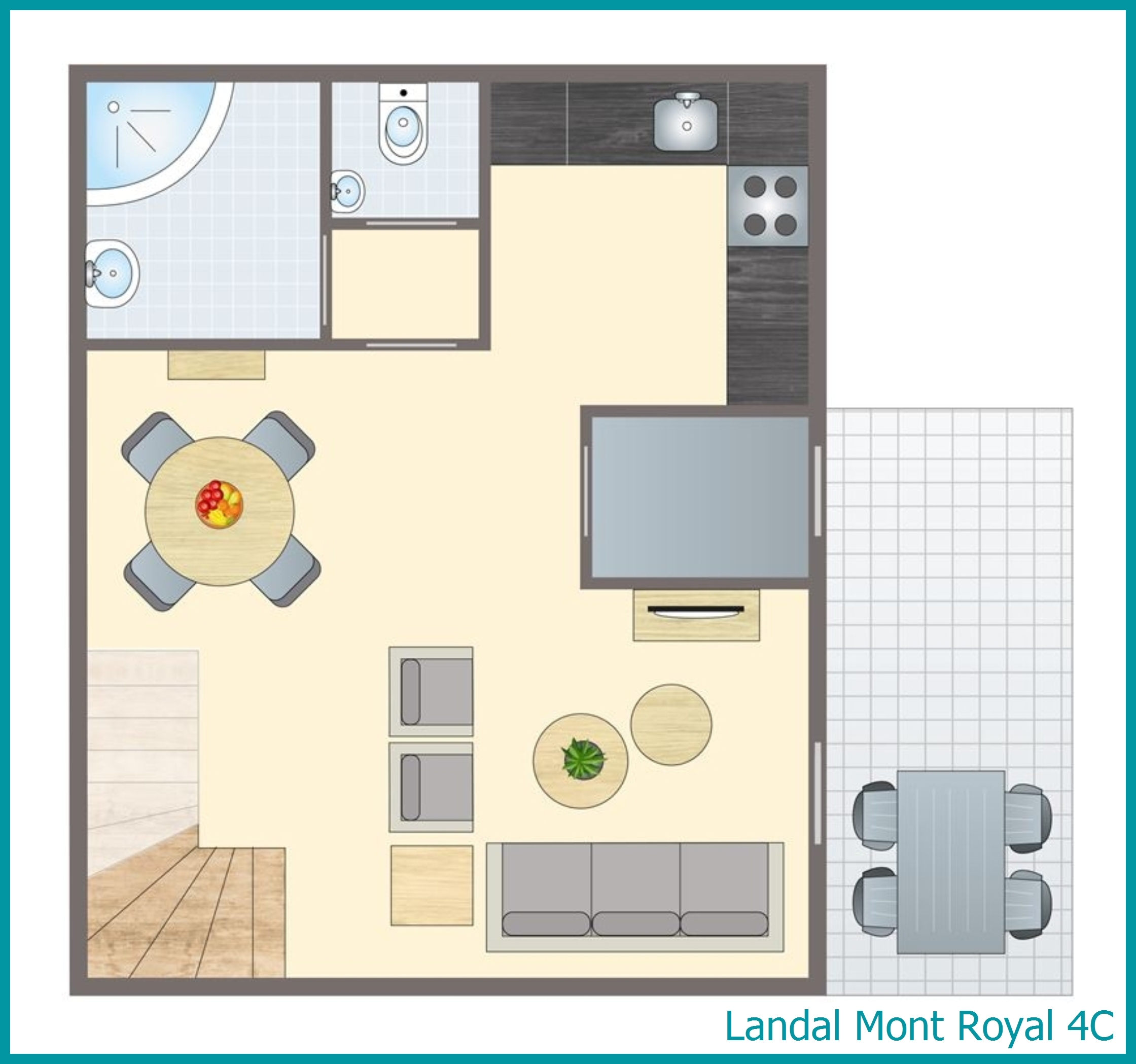 bungalow 4 personnes 4C à Mont Royal