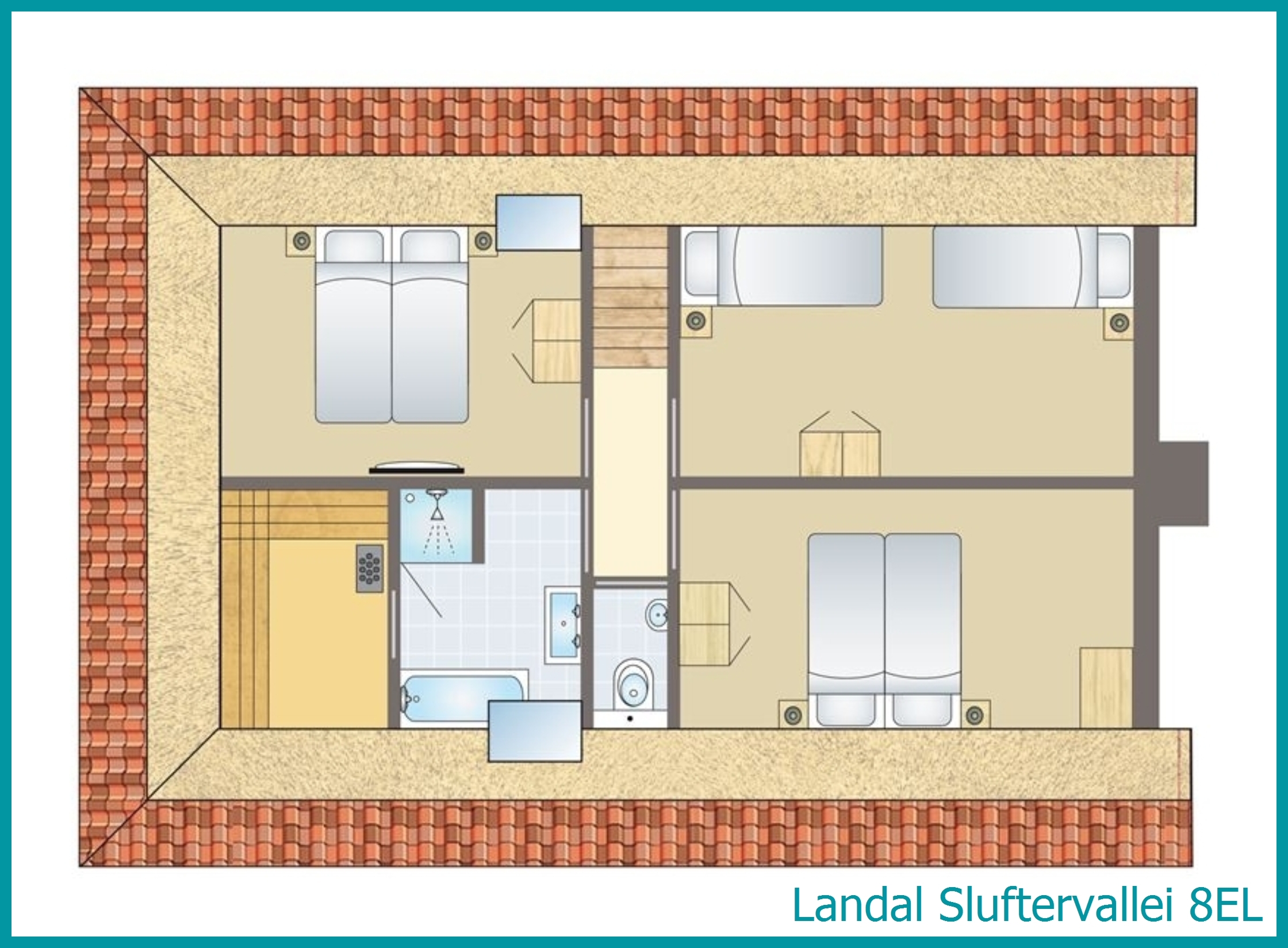 bungalow 8 personnes 8EL à Sluftervallei