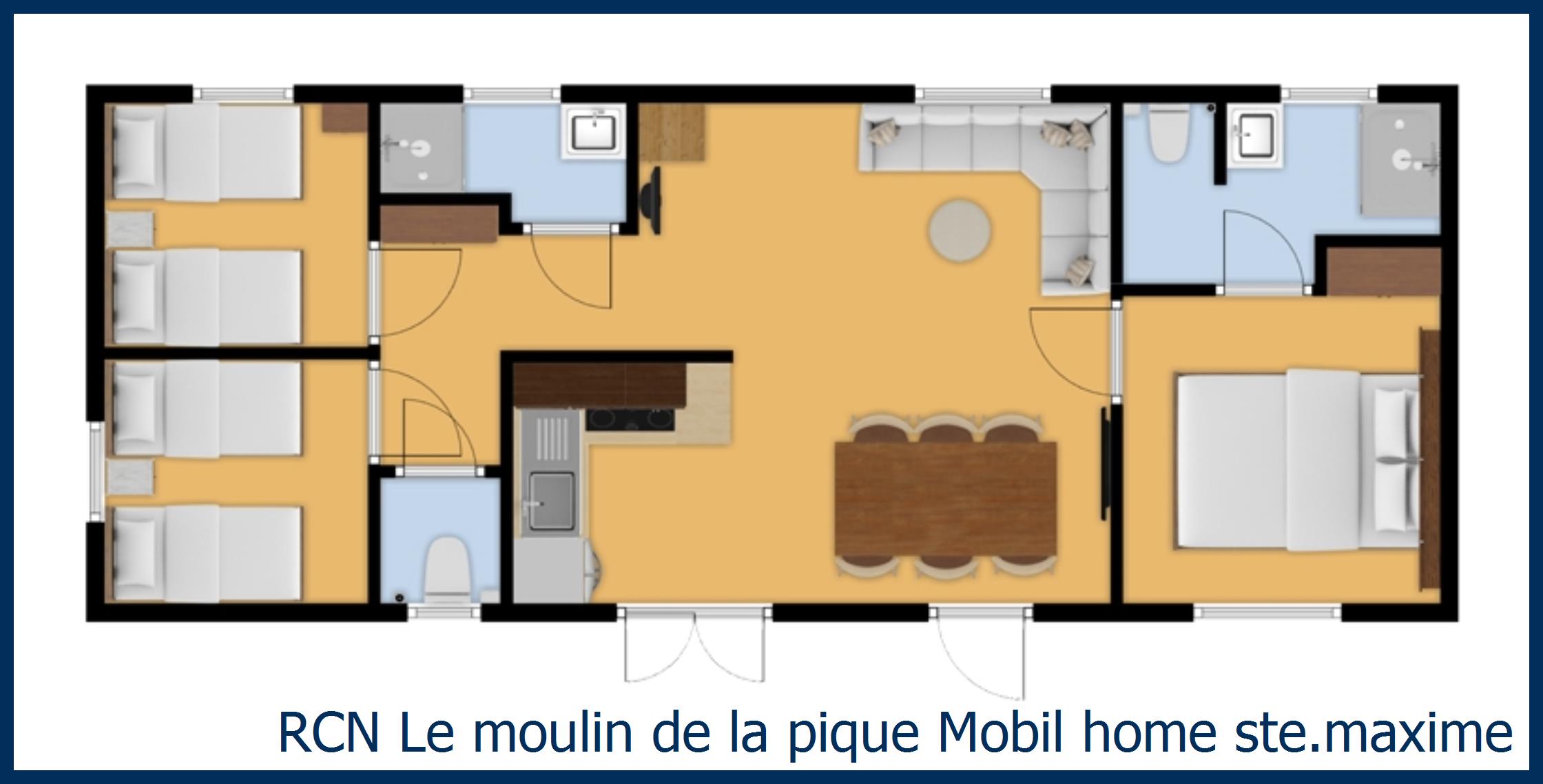 Caravane Mobil home ste.maxime à Domaine de la Noguière