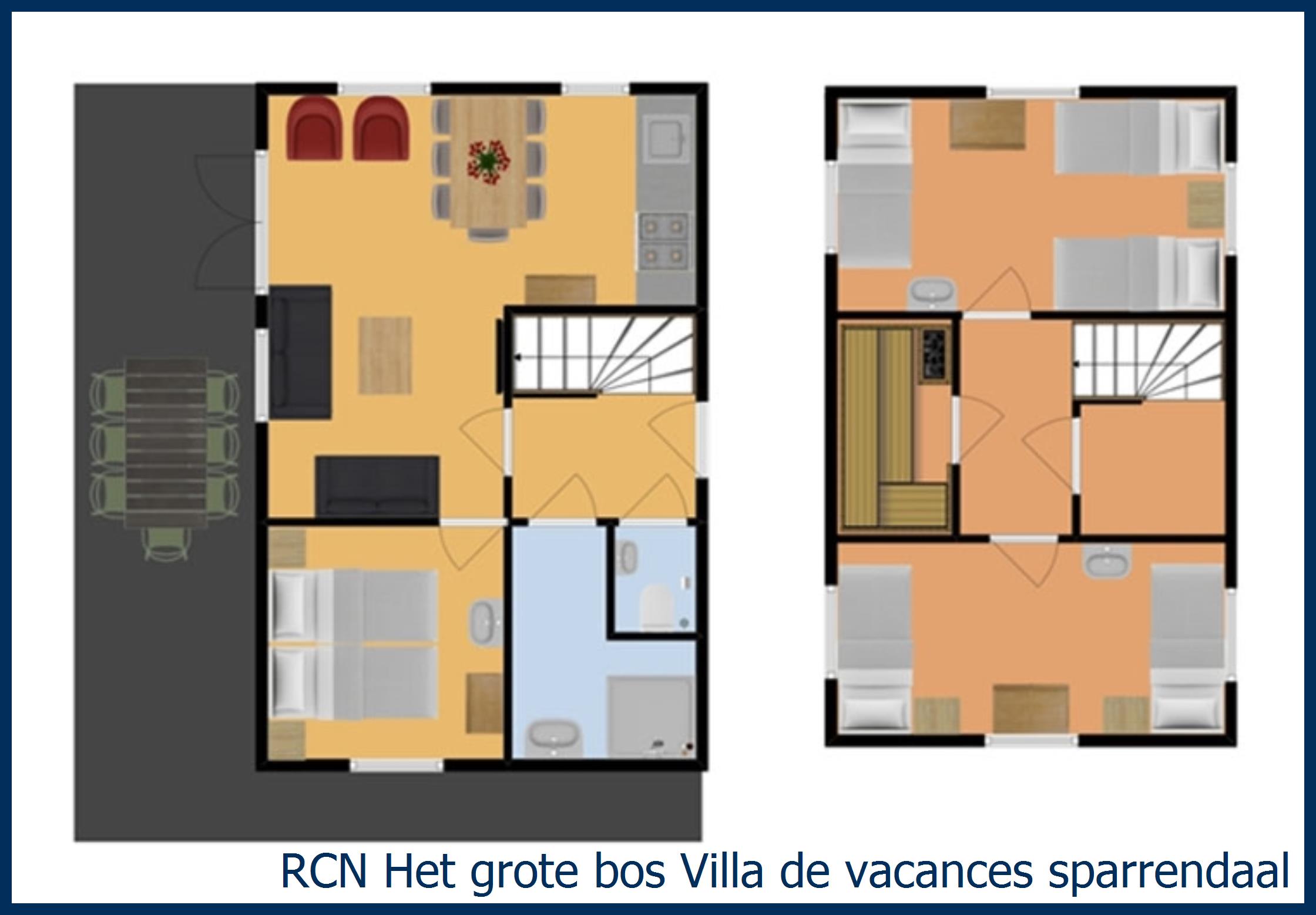 Cottage Villa de vacances sparrendaal à Het Grote Bos
