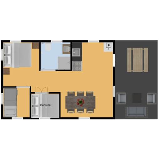 Cabane en bois Safari lodge Mouette - 6SLF à La Ferme du Latois