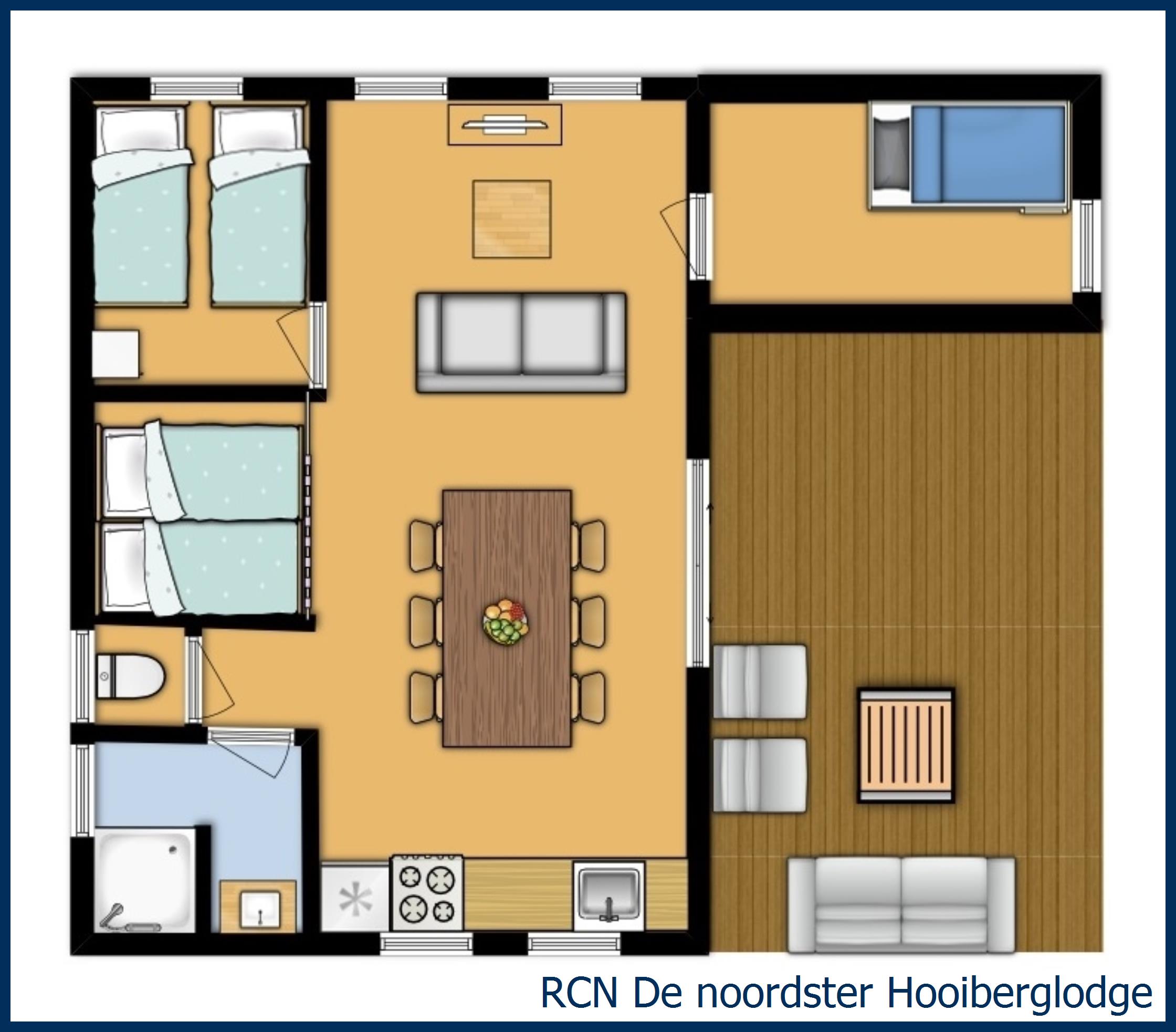 Cabane en bois Hooiberglodge à De Noordster