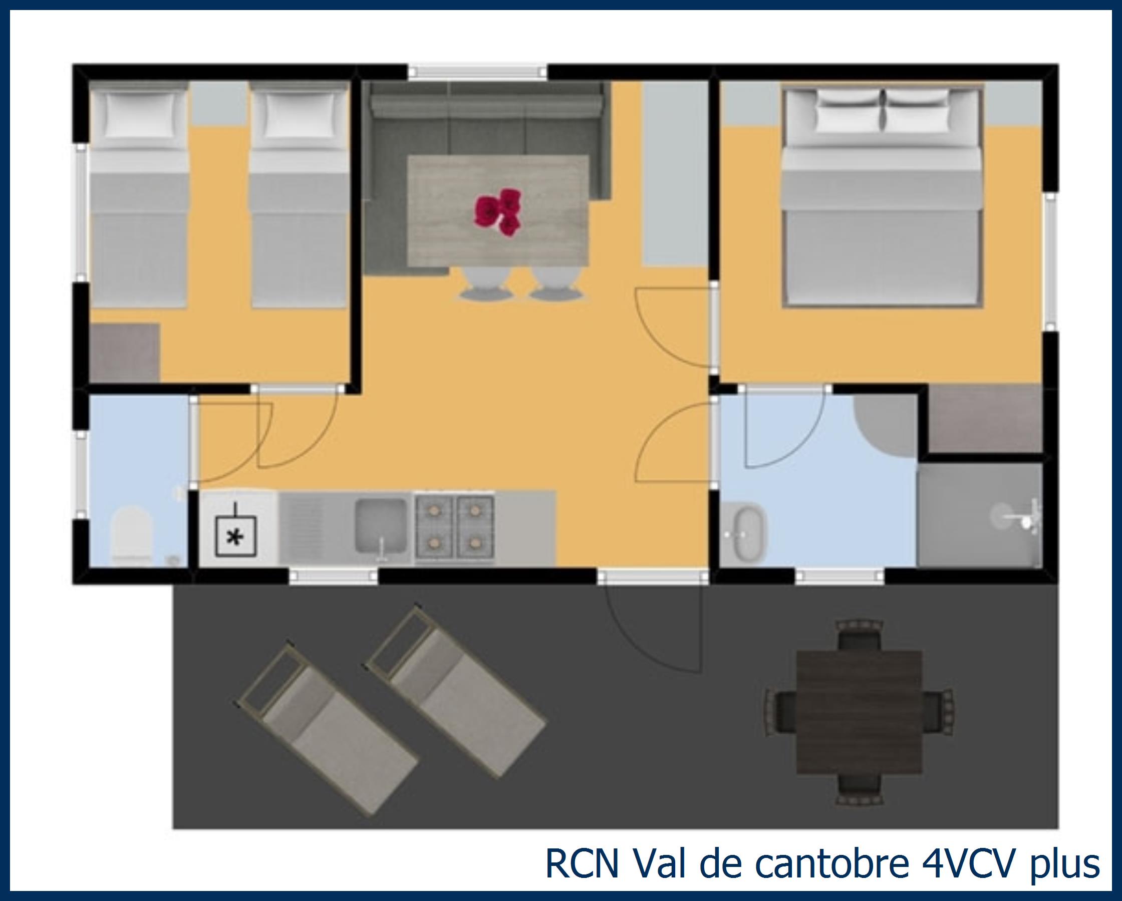 Mobil home tarn 4VCV plus à Val de Cantobre