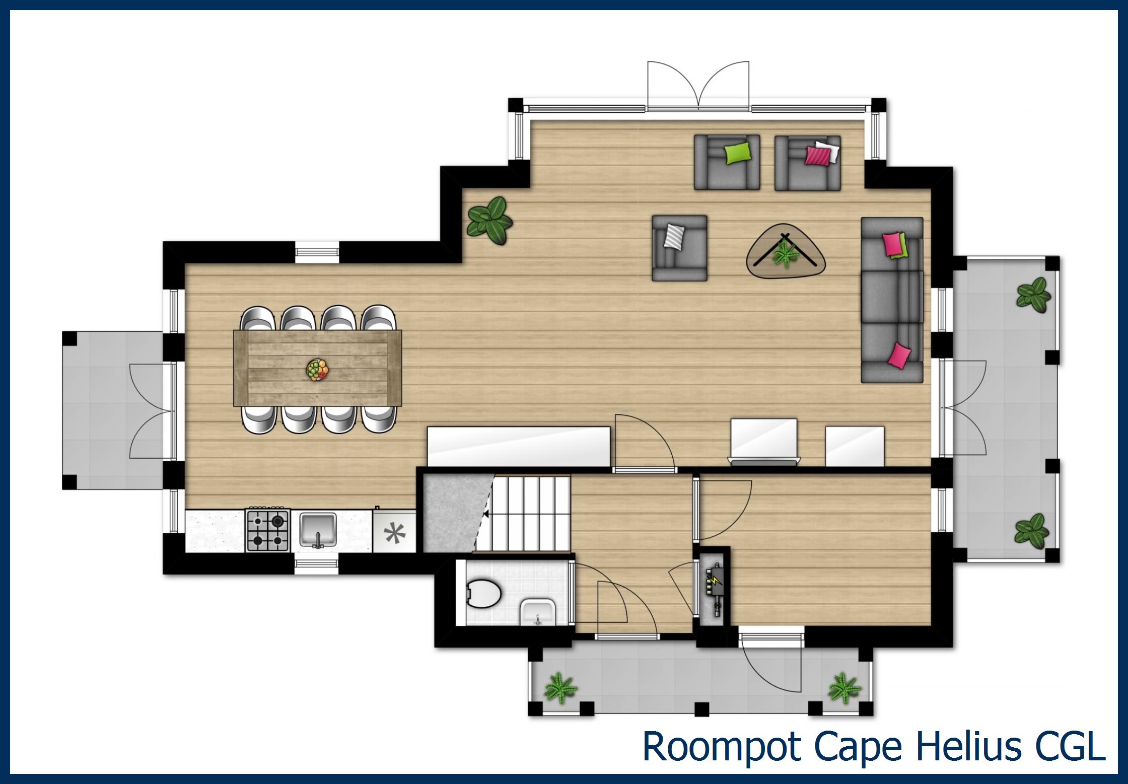 Bungalow CGL à Cape Helius