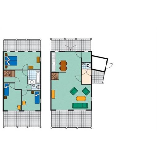 Bungalow DCL-Confort à Noordzee Résidence De Banjaard
