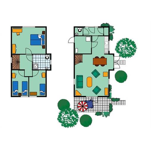 Bungalow DK-Confort à Noordzee Résidence De Banjaard