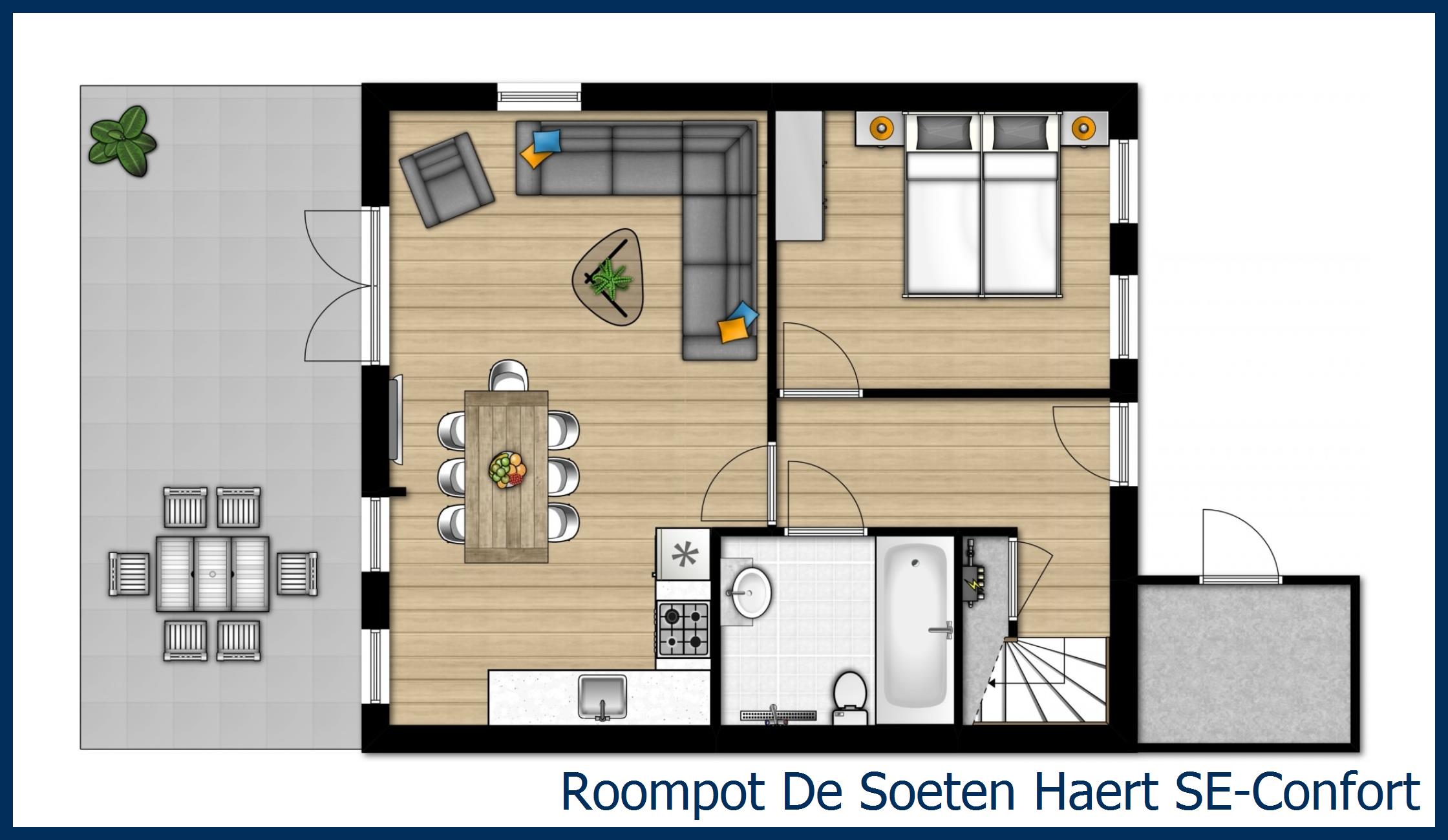 Bungalow SE-Confort à De Soeten Haert