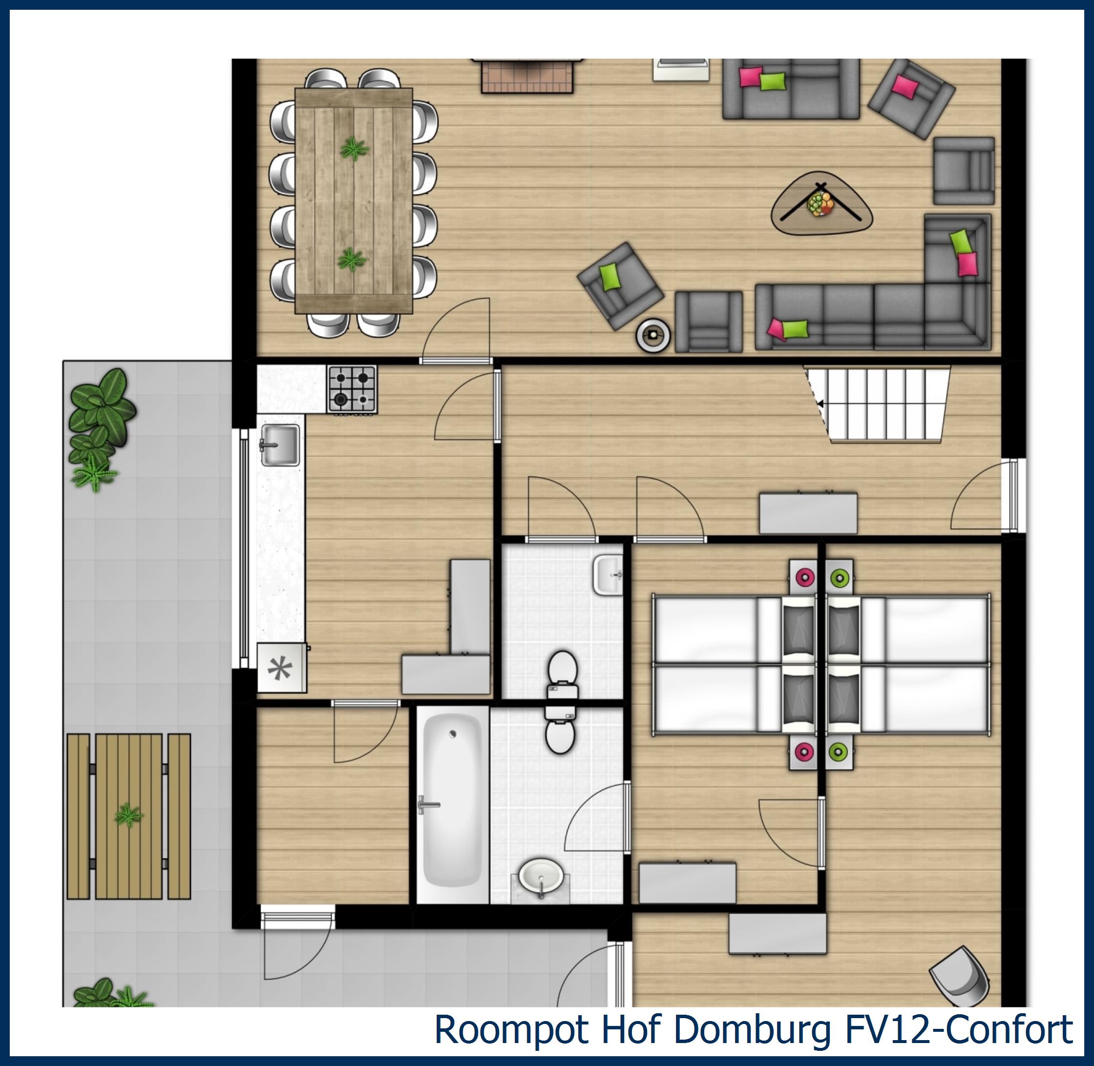 Bungalow FV12-Confort à Hof Domburg