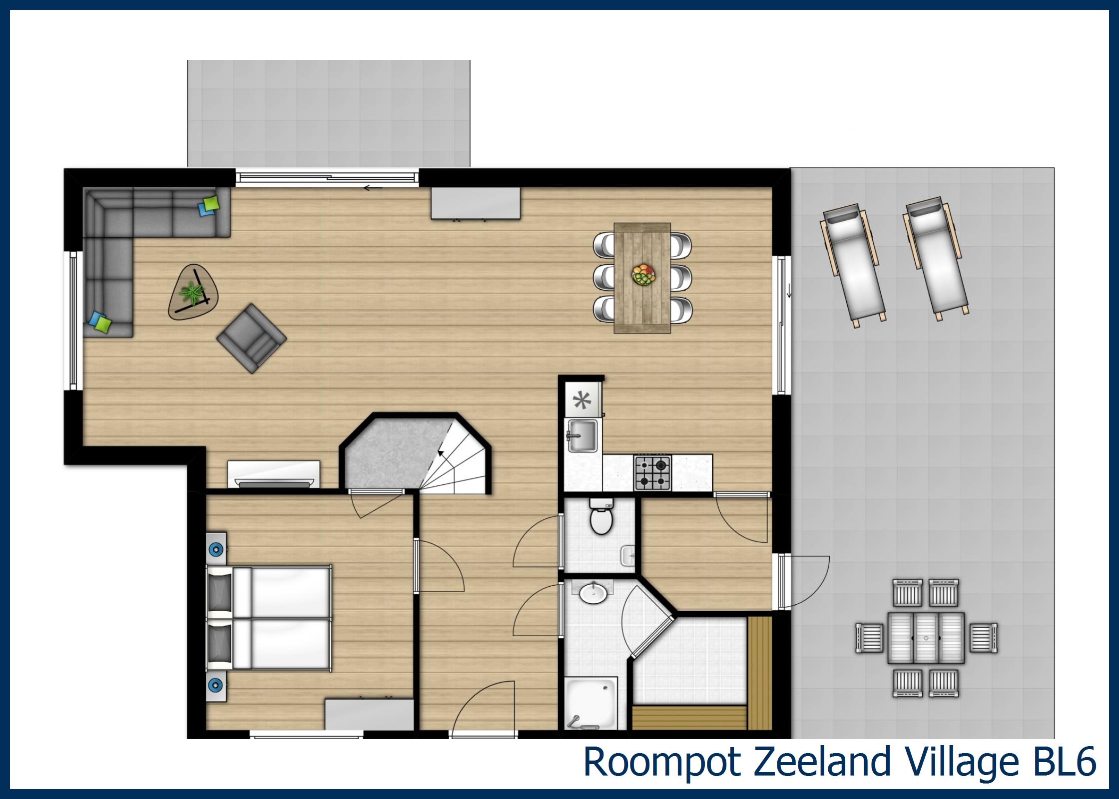 Bungalow BL6 à Zeeland Village