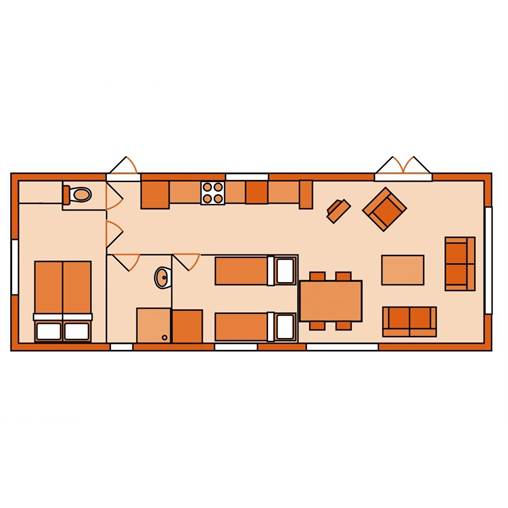 Chalet EM4 à Kustpark Egmond aan Zee