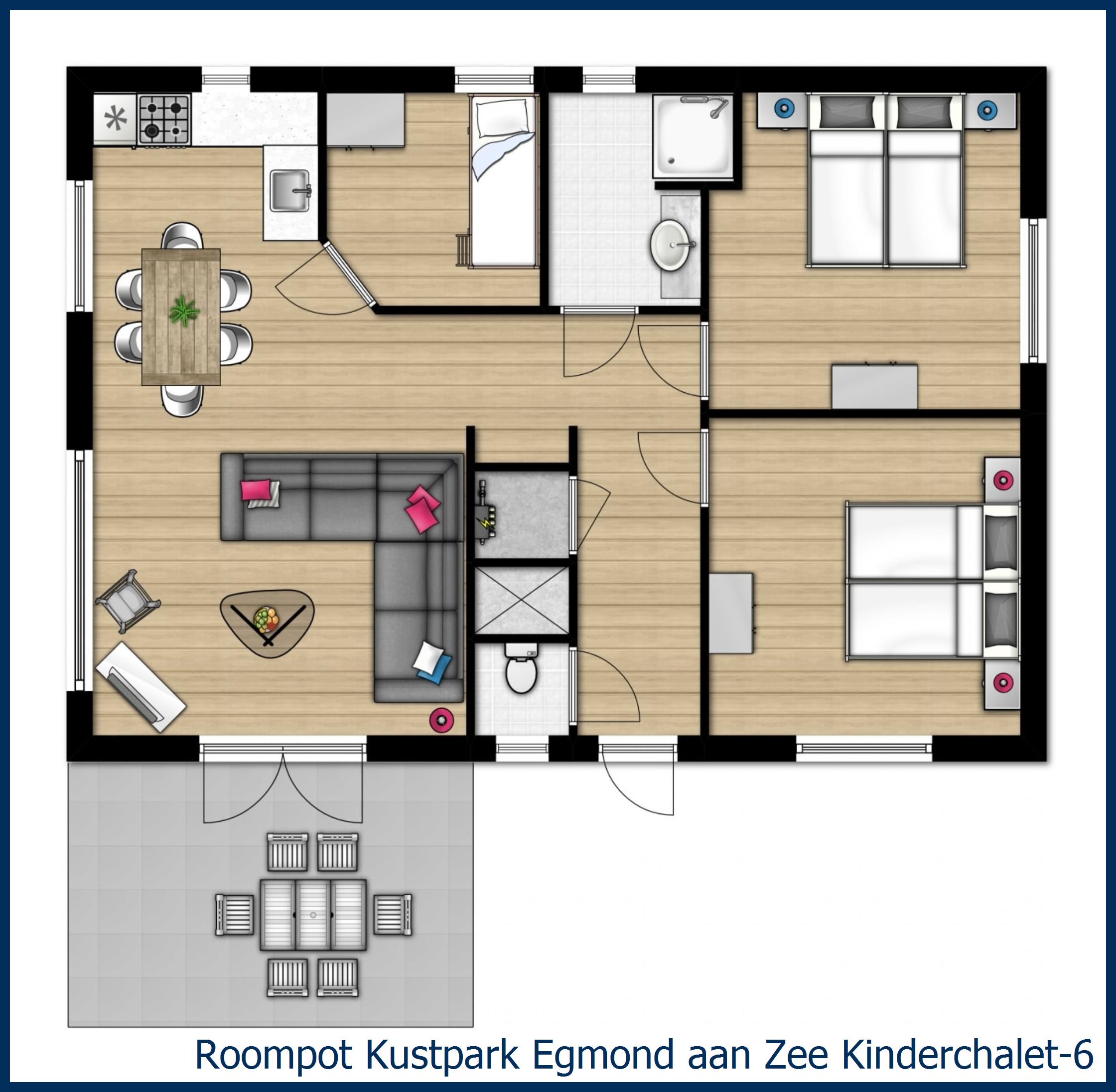 Chalet Kinder-6 à Kustpark Egmond aan Zee