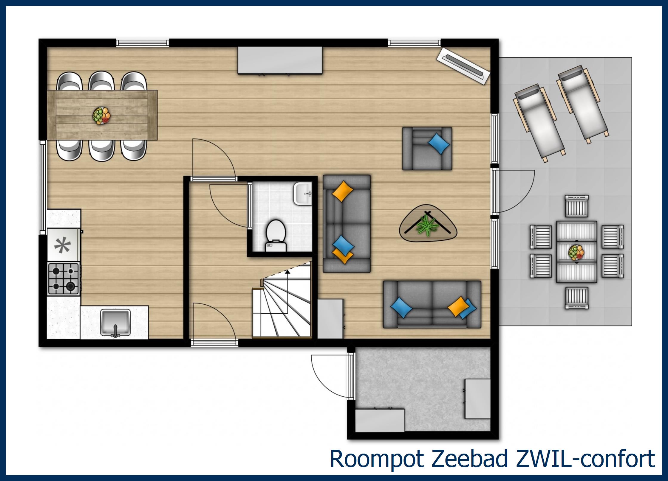 Bungalow ZWIL-confort à Zeebad