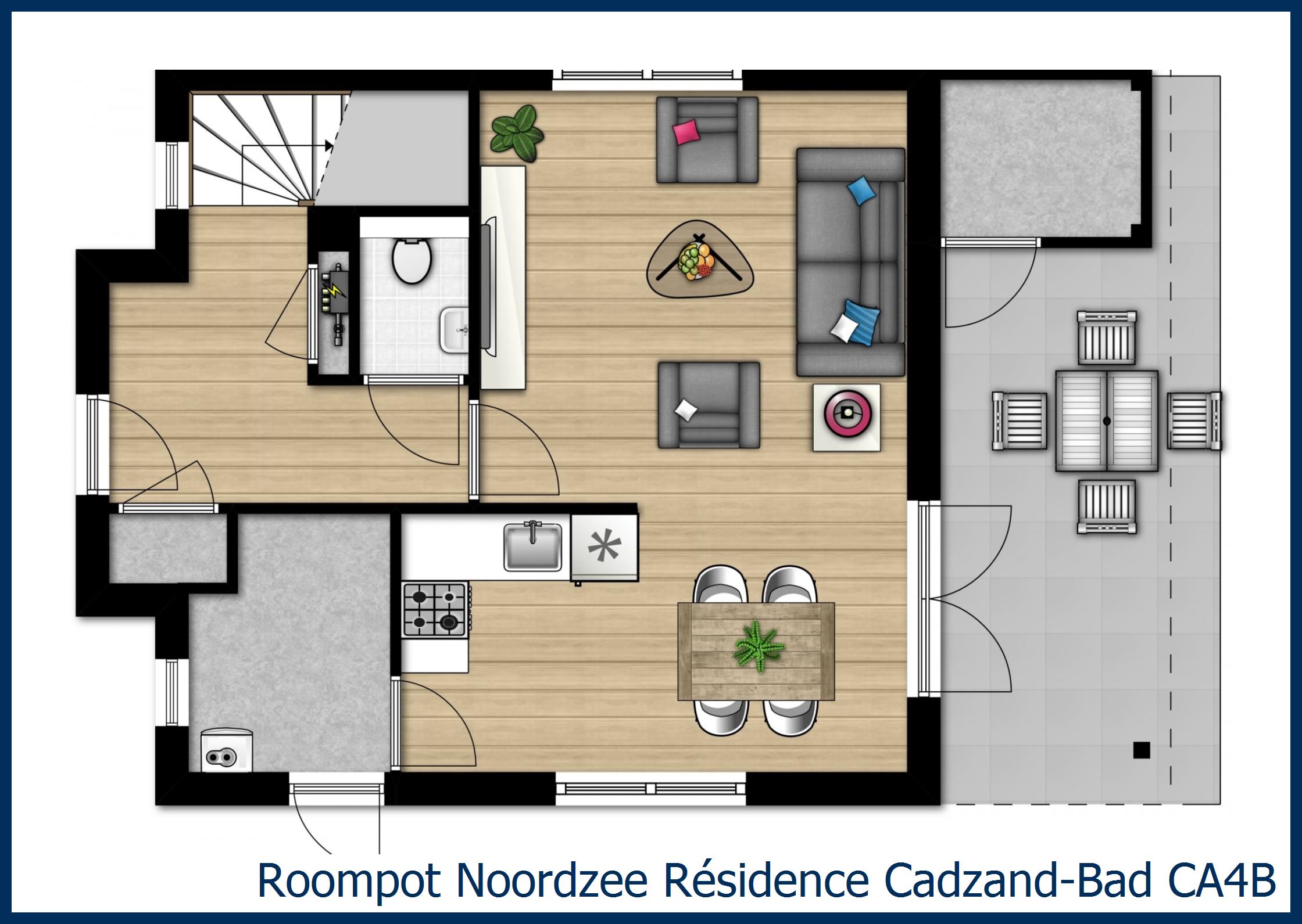Villa CA4B à Noordzee Résidence Cadzand-Bad