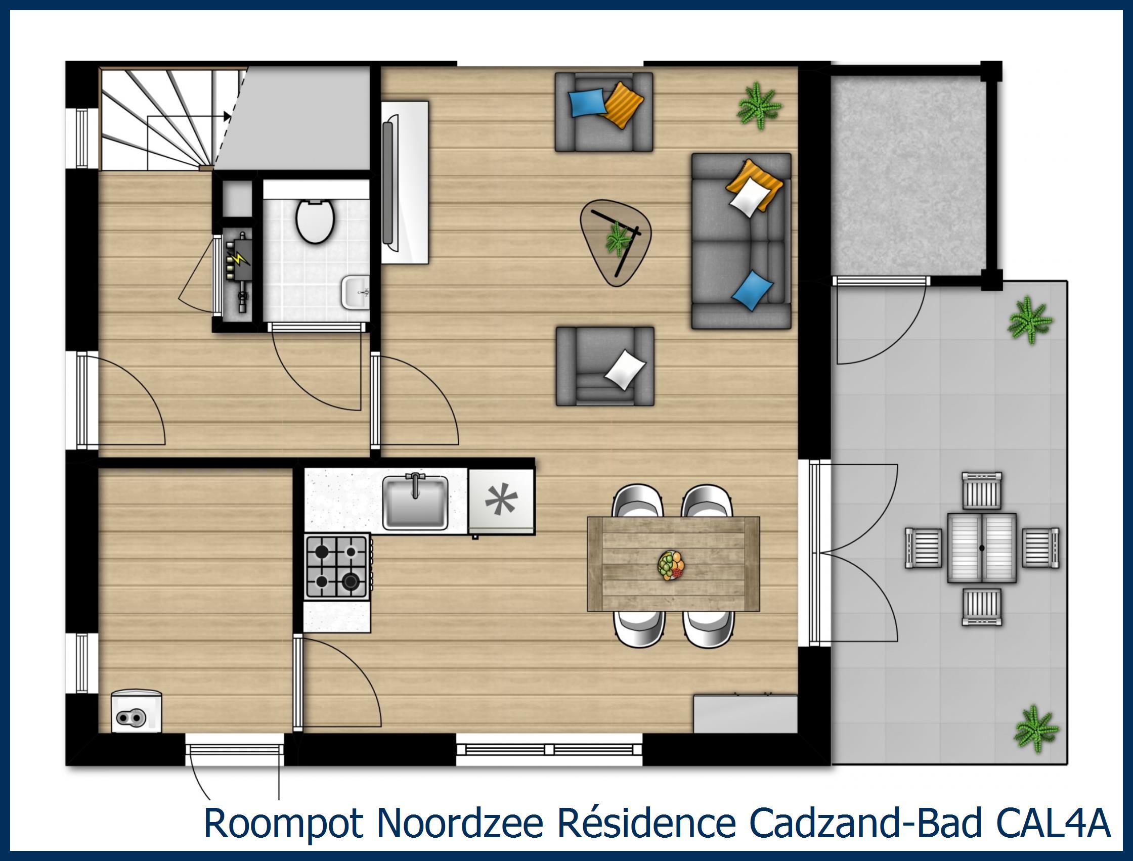 Villa CAL4A à Noordzee Résidence Cadzand-Bad