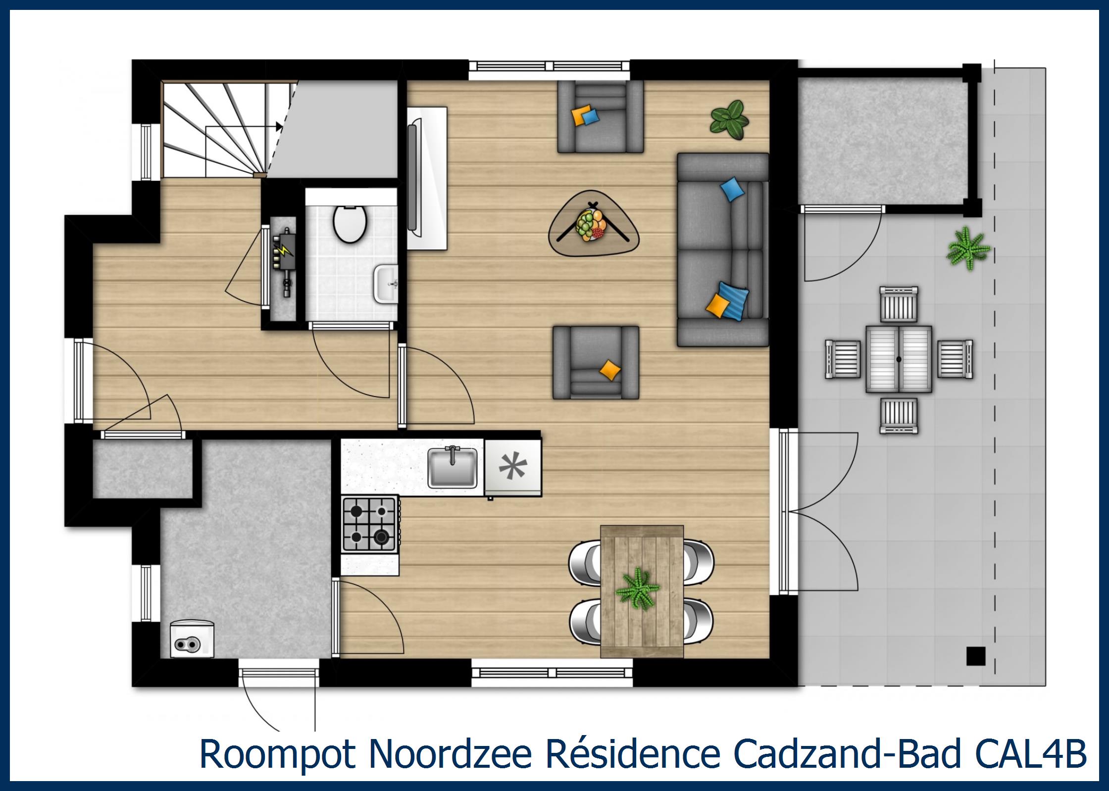 Villa CAL4B à Noordzee Résidence Cadzand-Bad