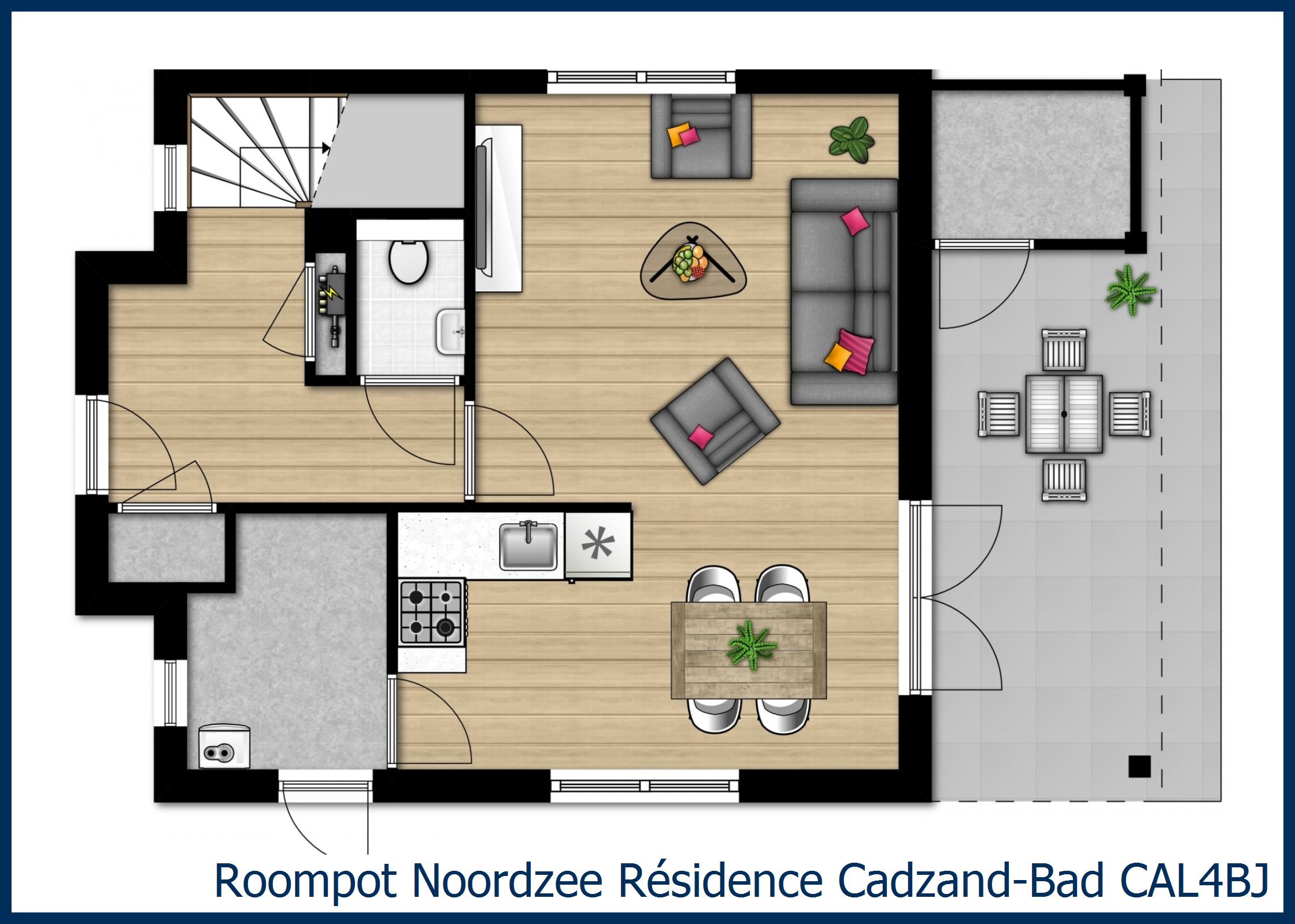 Villa CAL4BJ à Noordzee Résidence Cadzand-Bad
