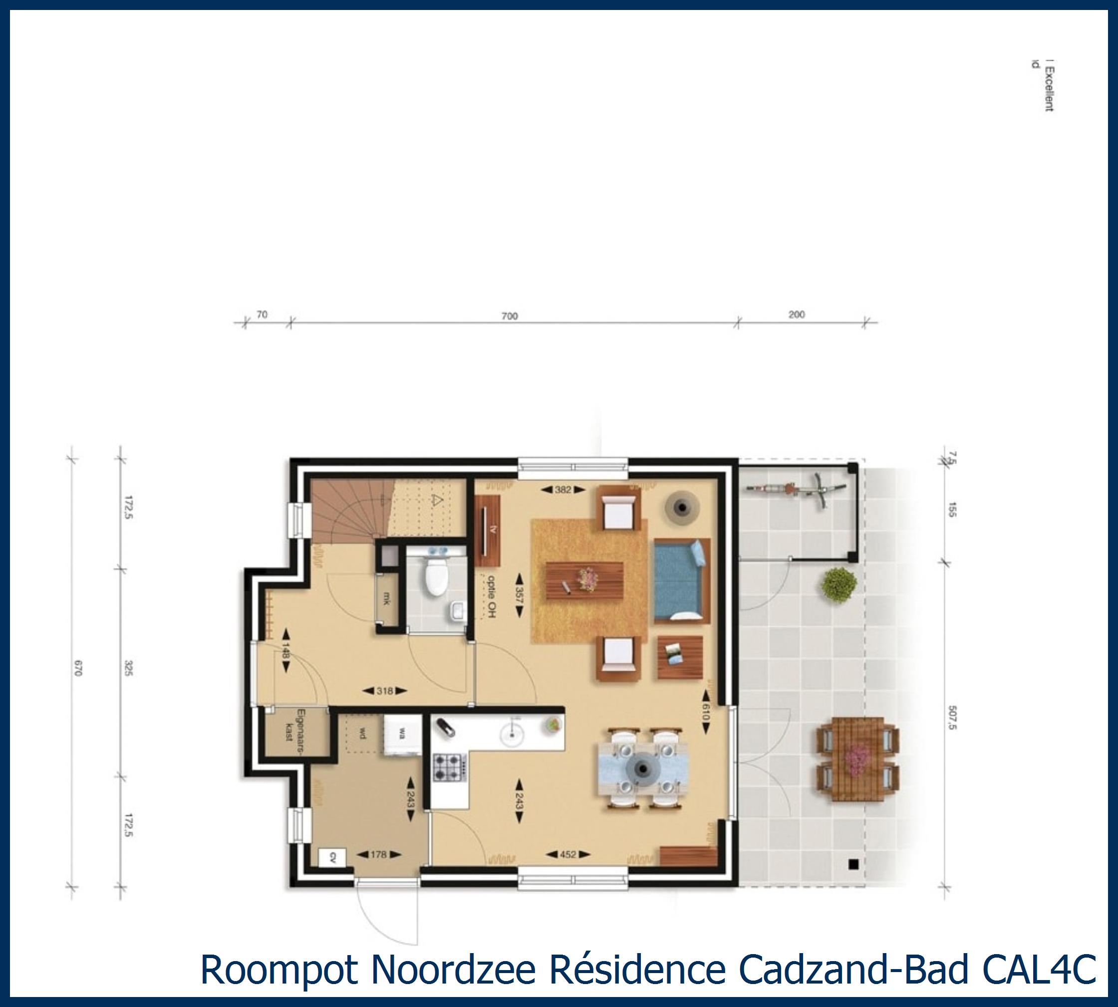 Villa CAL4C à Noordzee Résidence Cadzand-Bad