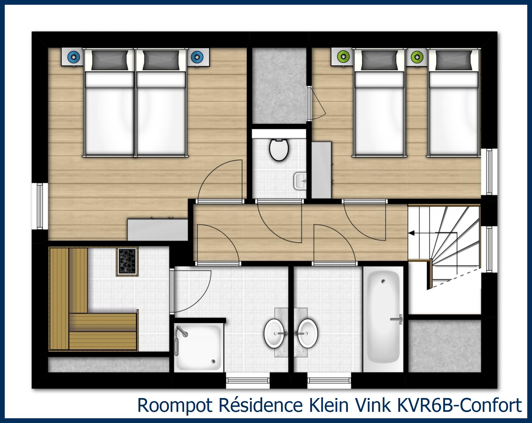 Villa KVR6B-Confort à Résidence Klein Vink