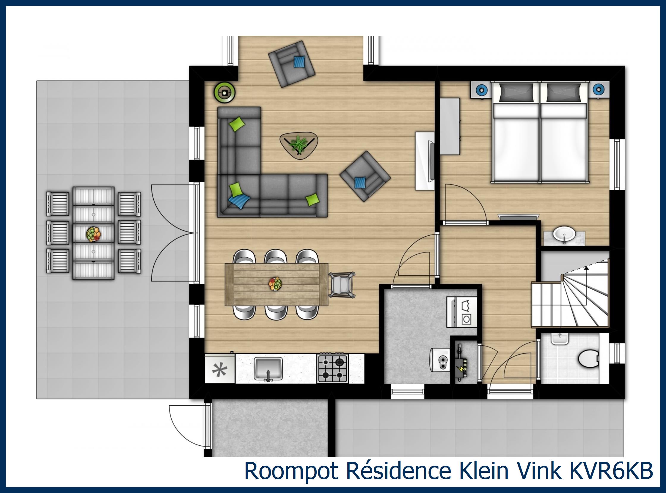 Bungalow KVR6KB à Résidence Klein Vink