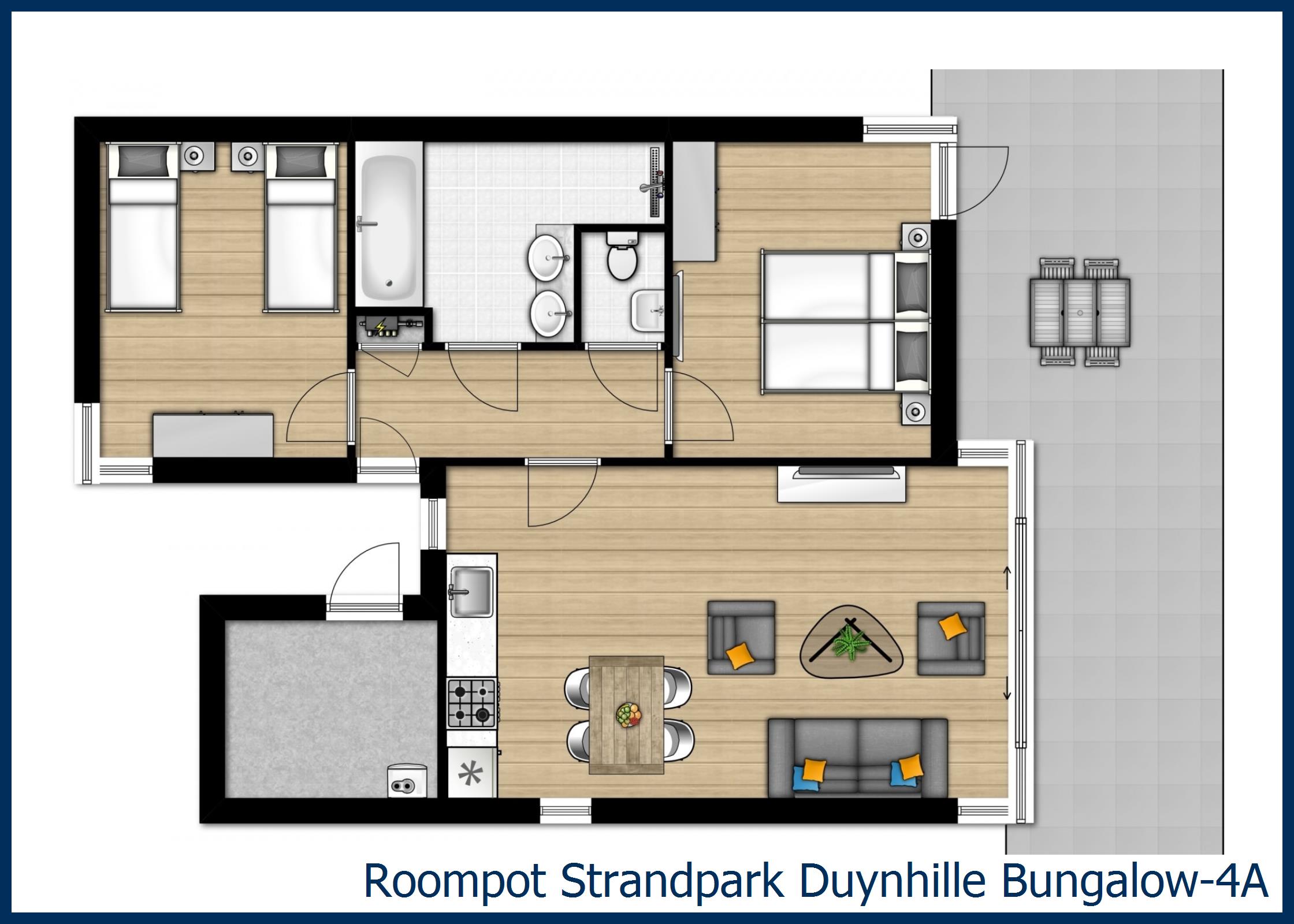 Bungalow 4A à Strandpark Duynhille