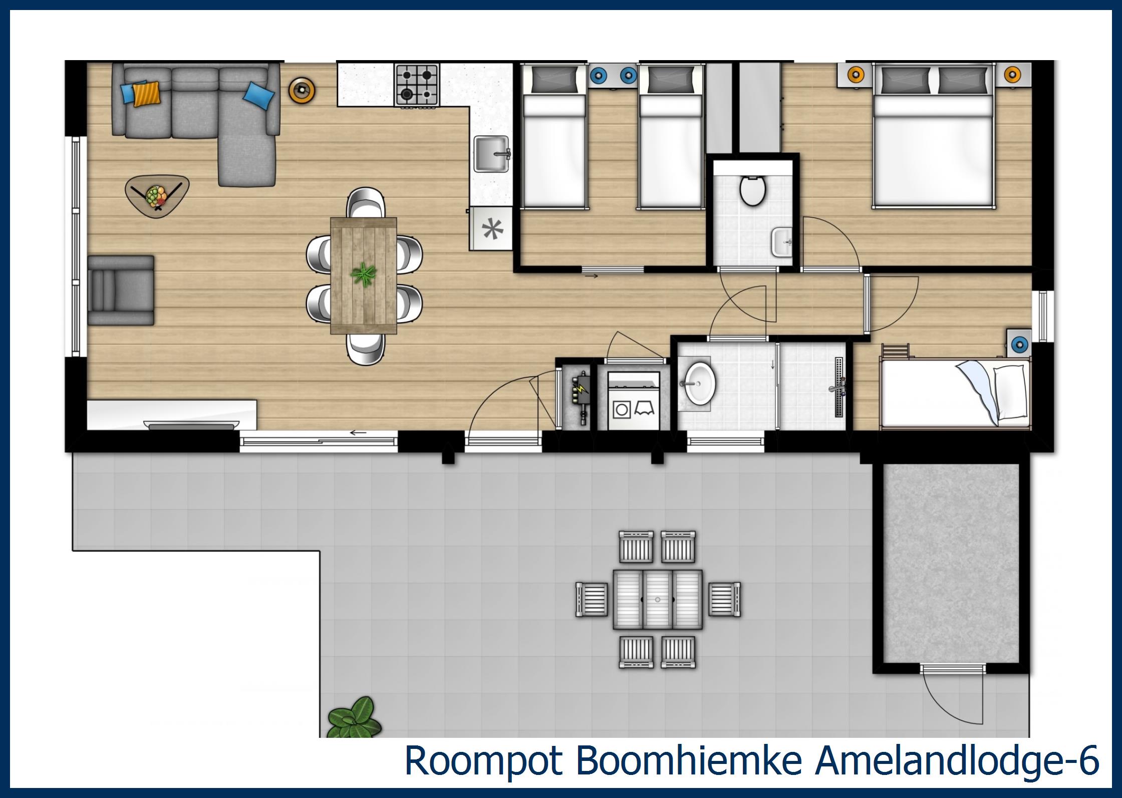 Pavillon Amelandlodge-6 à Boomhiemke