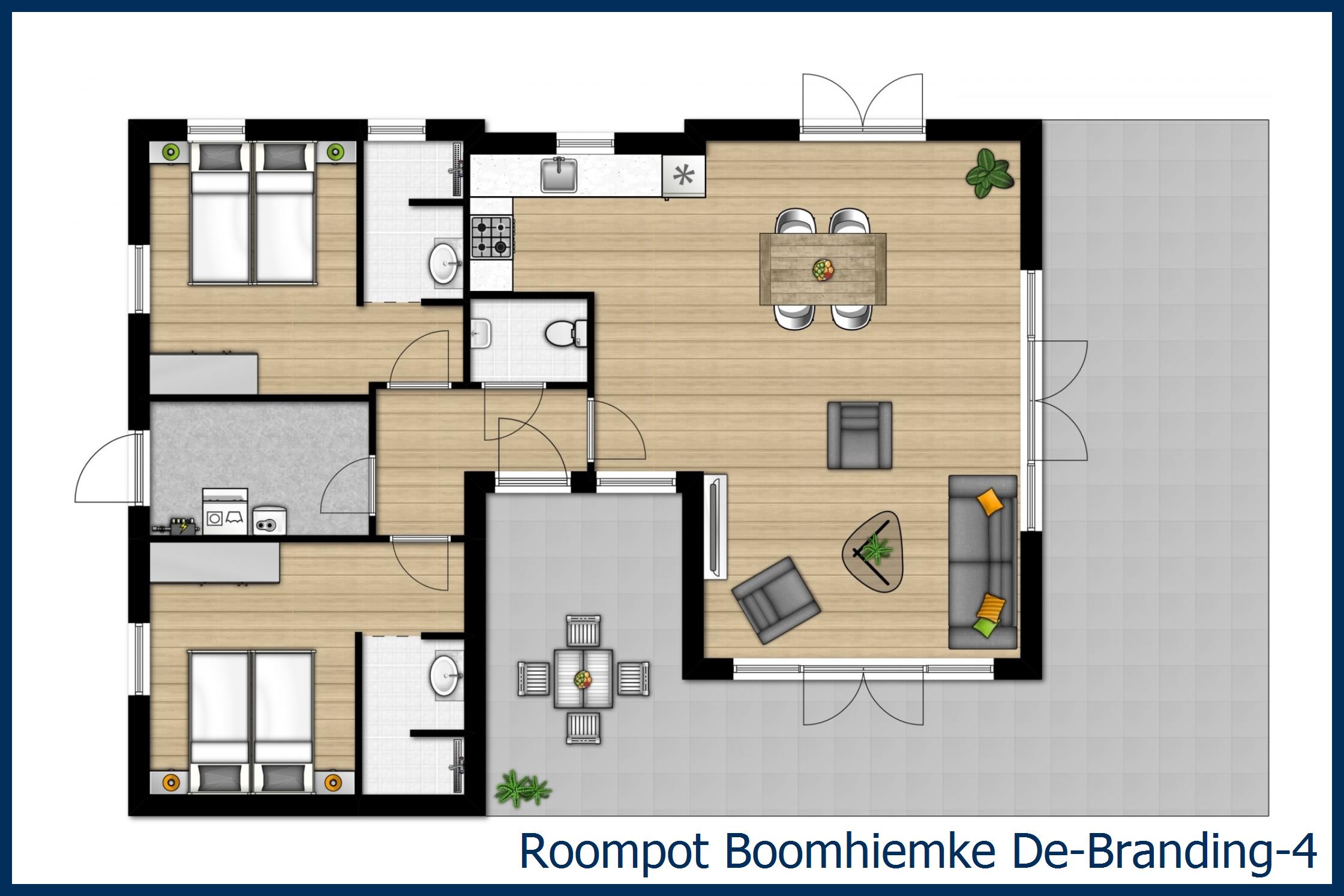 Bungalow De-Branding-4 à Boomhiemke