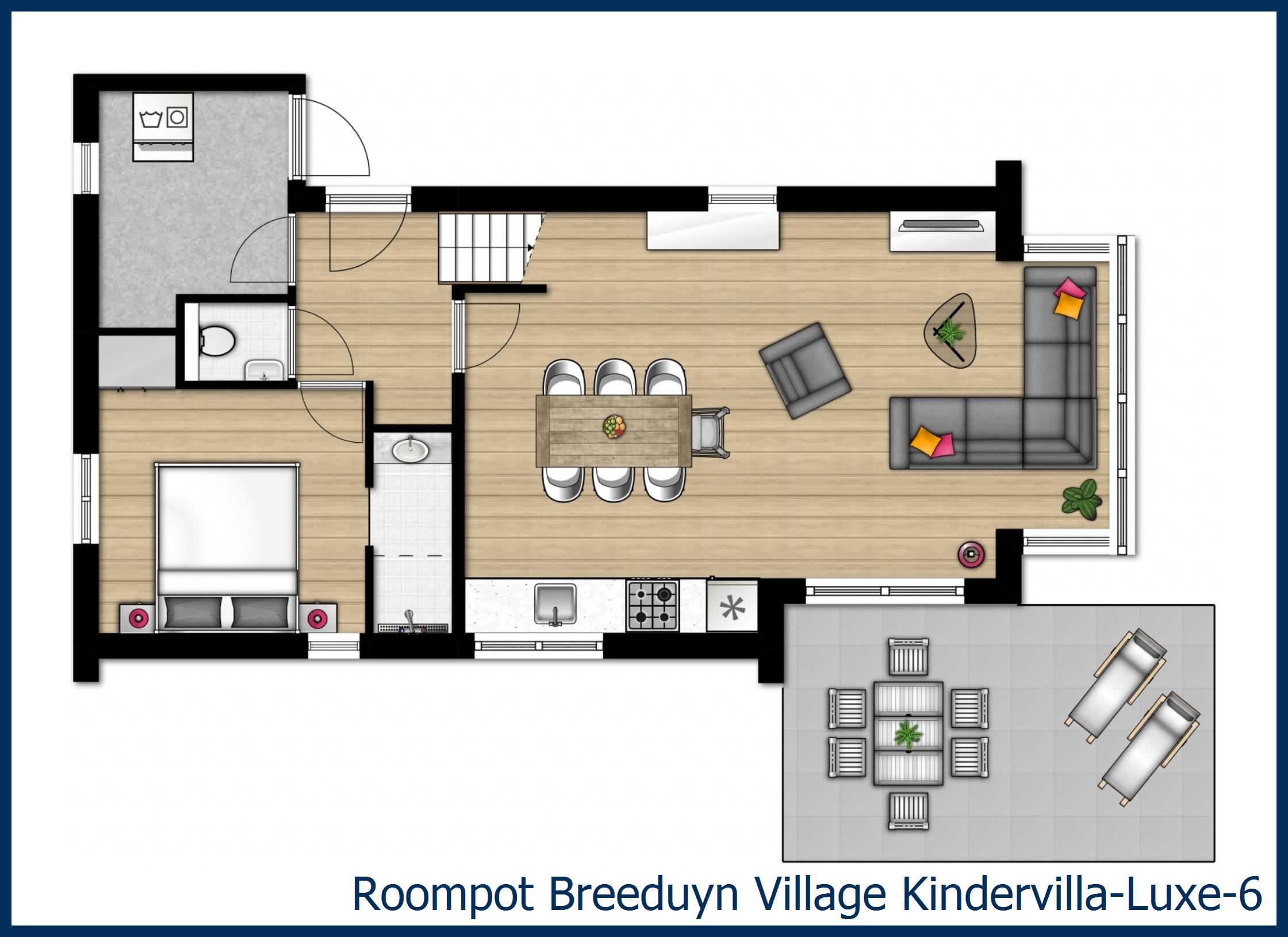 Villa Kindervilla-Luxe-6 à Breeduyn Village