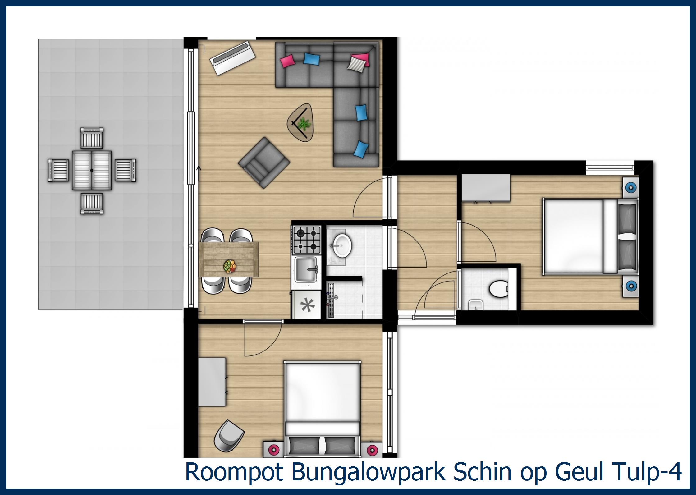 Bungalow Tulp-4 à Schin op Geul
