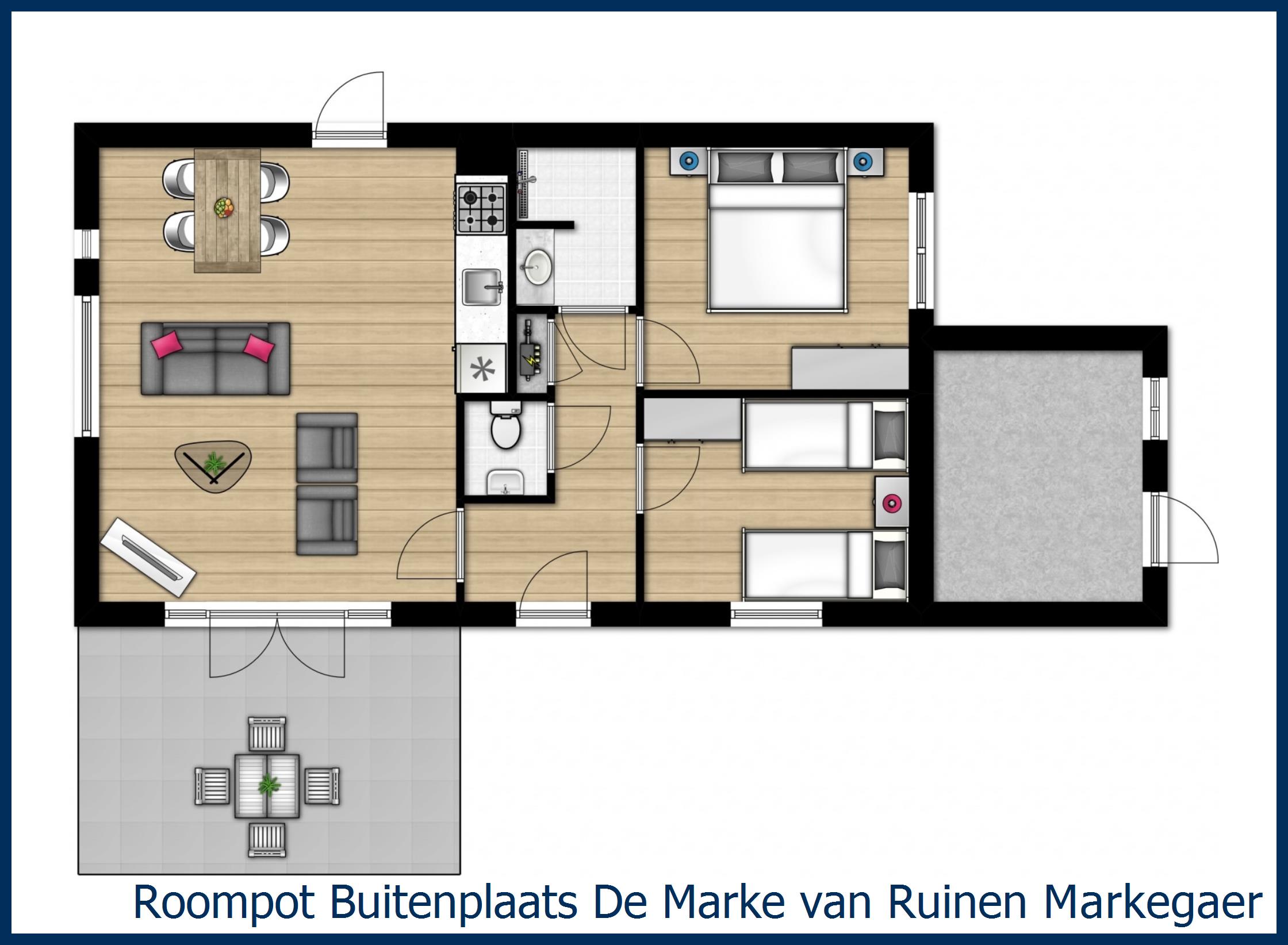 Bungalow Markegaerde-4 à De Marke van Ruinen