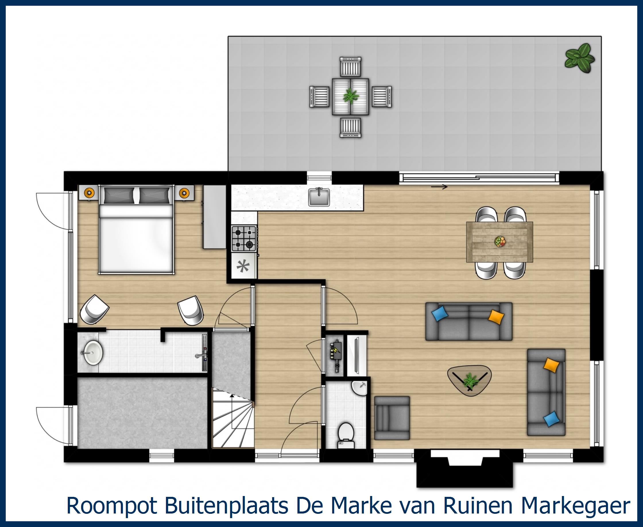 Bungalow Markegaerde-Wellness-4 à De Marke van Ruinen