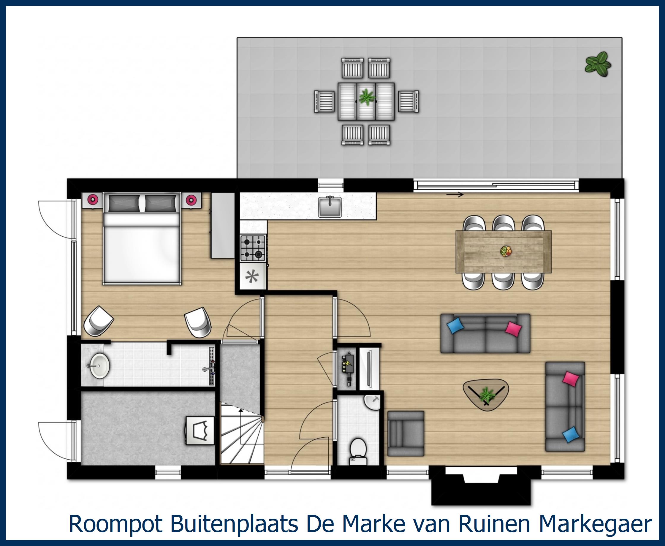 Bungalow Markegaerde-Wellness-6 à De Marke van Ruinen
